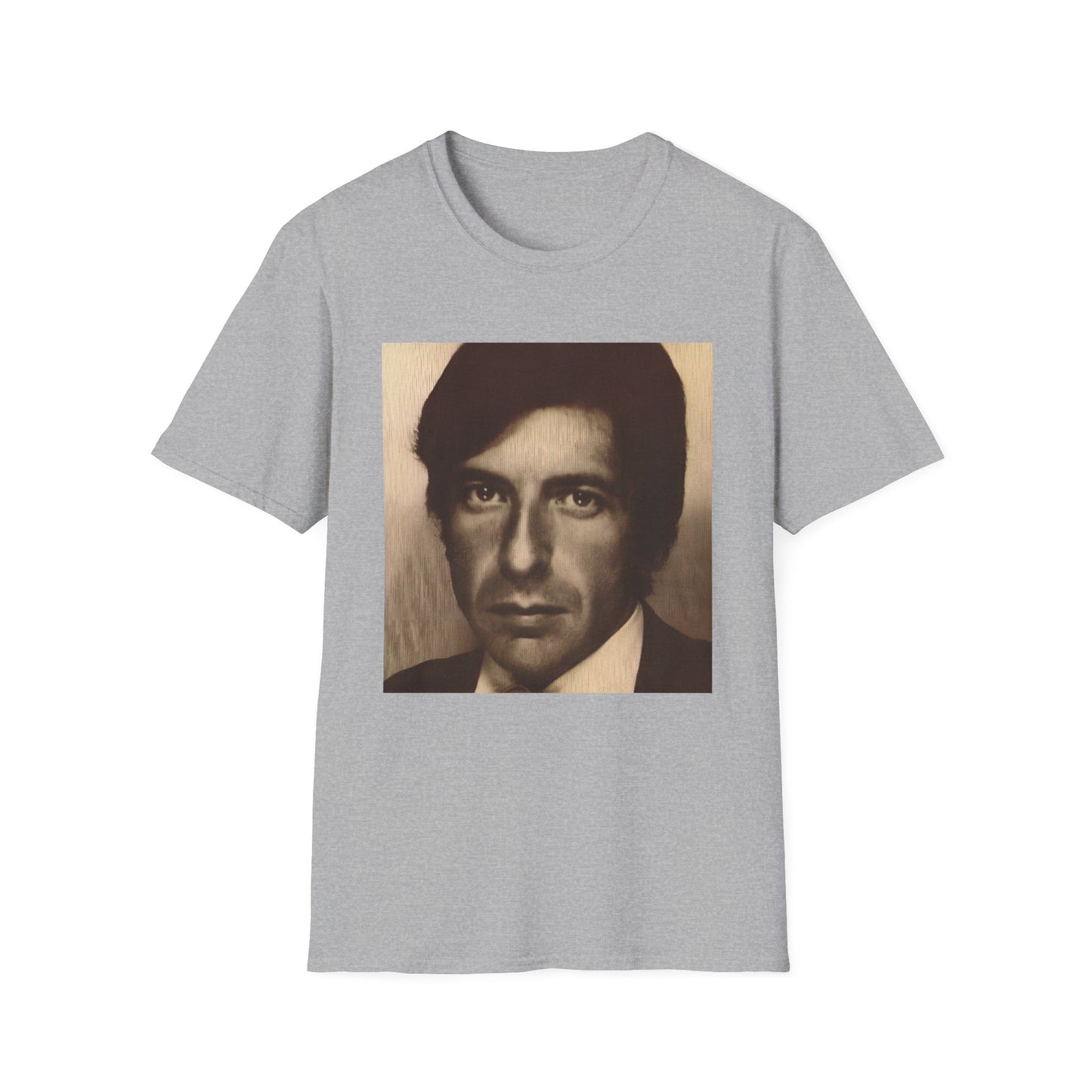 songs of leonard cohen 1968 album no lettering tshirt