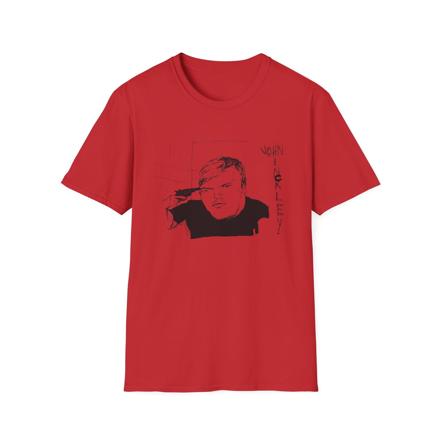 original drawing john hinckley jr. tshirt