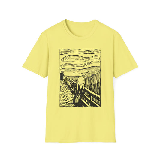 1895 lithography print of the scream by edvard munch tshirt