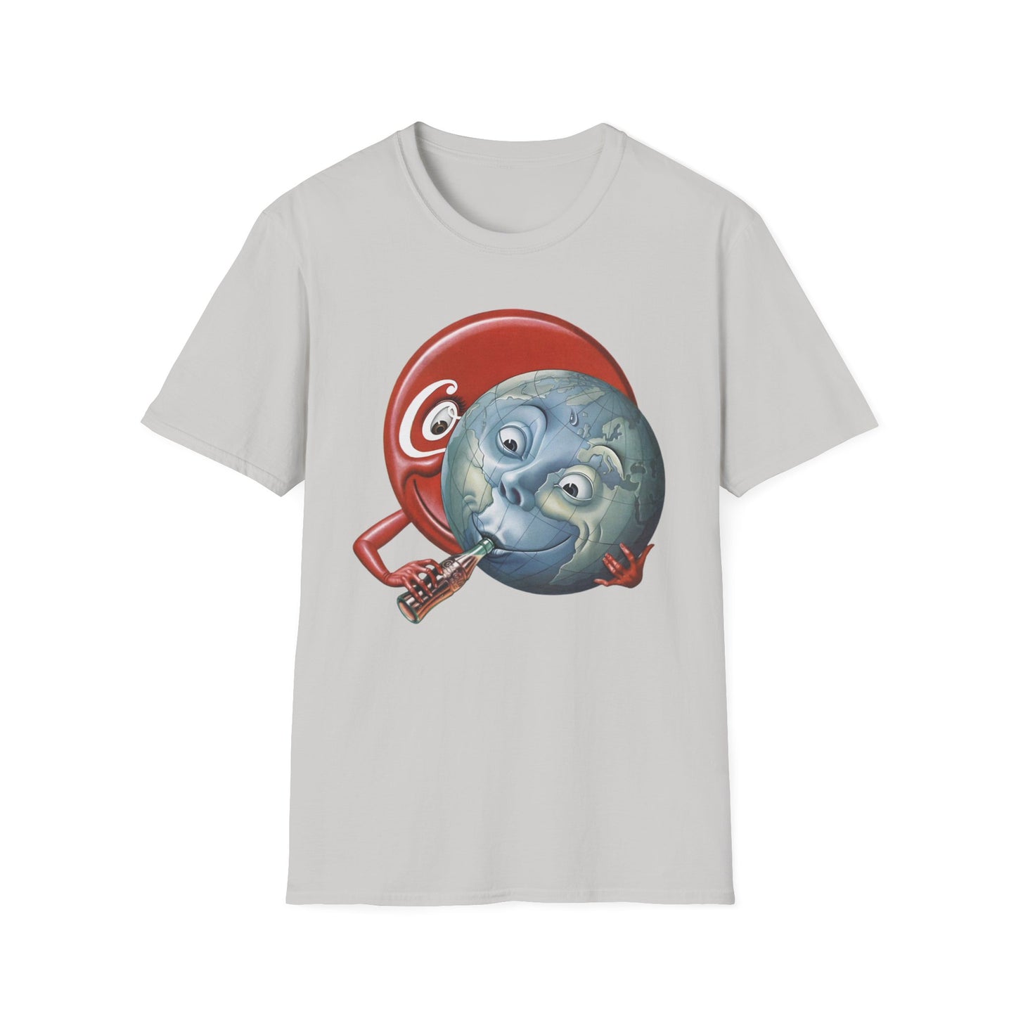 1950 "world and friend" coke suckling the earth by boris artzybasheff tshirt