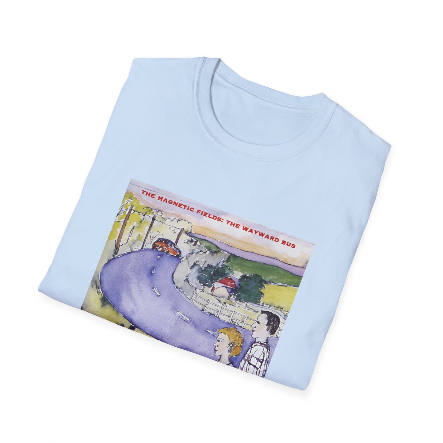 the magnetic fields 1992 the wayward bus album tshirt
