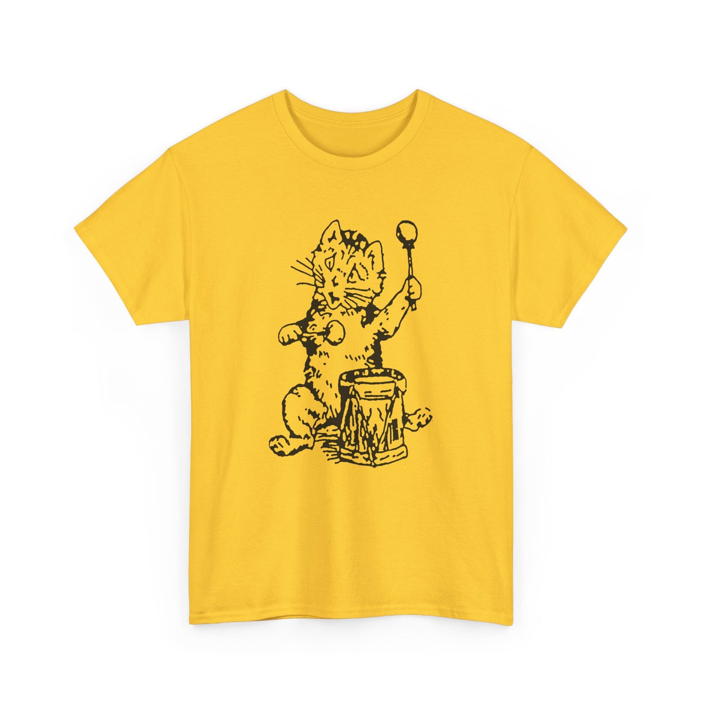 1979 scottish post punk record label postcard records cat and drum reproduction tshirt