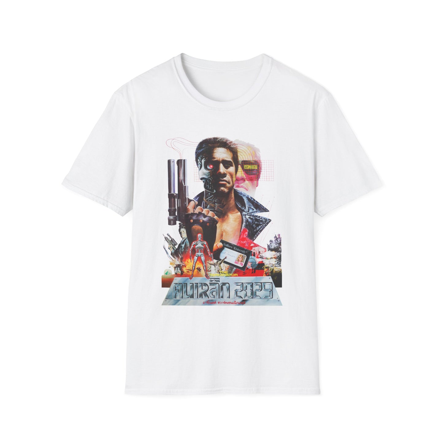 the terminator 1984 thailand movie poster tshirt