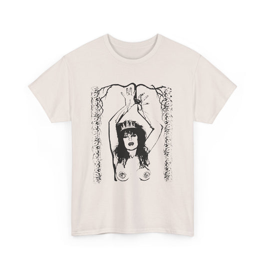 1980 no wave horror film ecstatic stigmatic movie poster no title tshirt