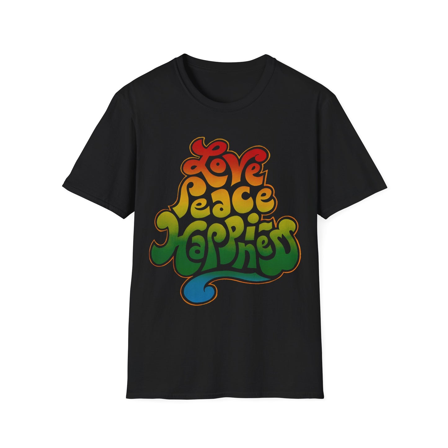 1970 love peace happiness vagabond creations poster tshirt