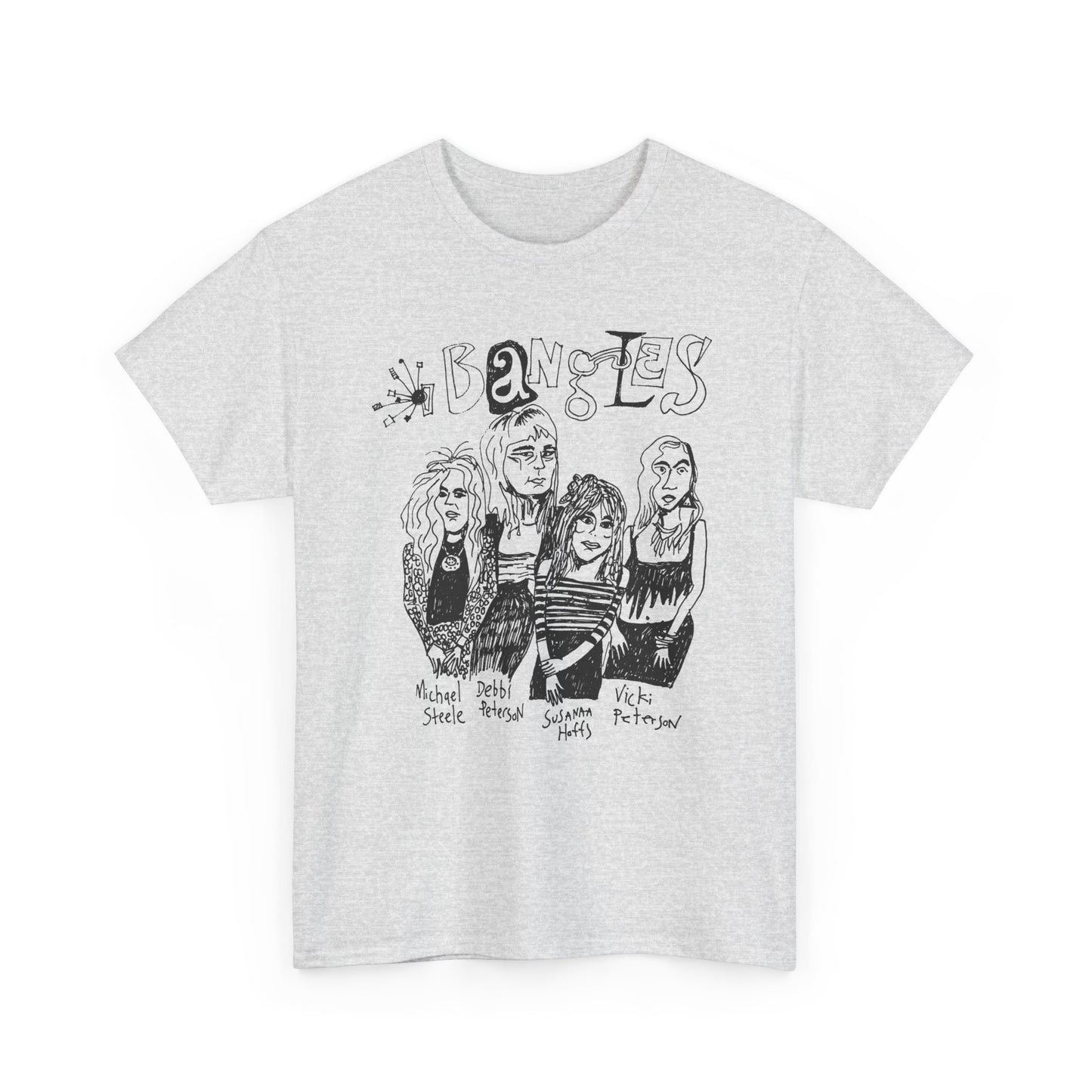 the bangles band original drawing tshirt