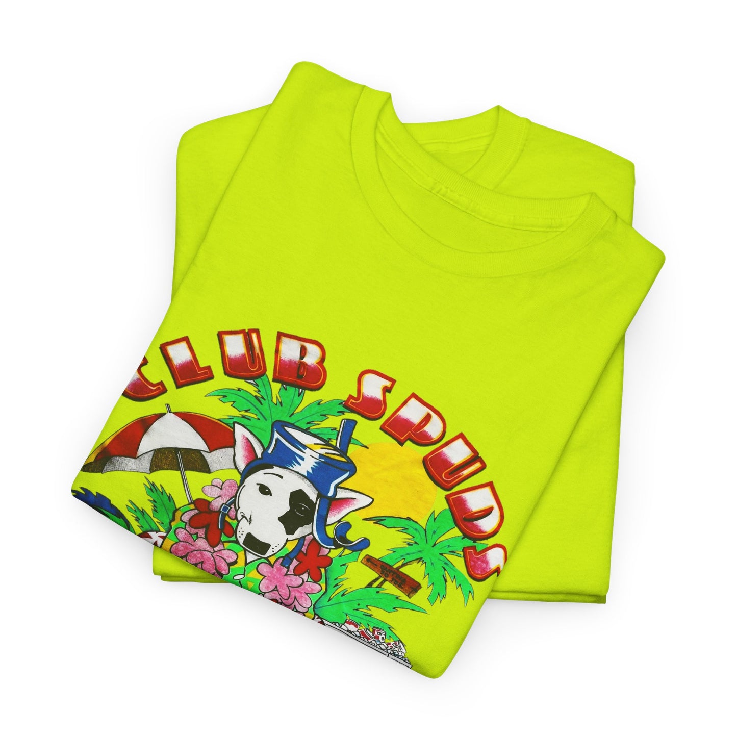 club spuds bud light vintage graphic reproduction tshirt