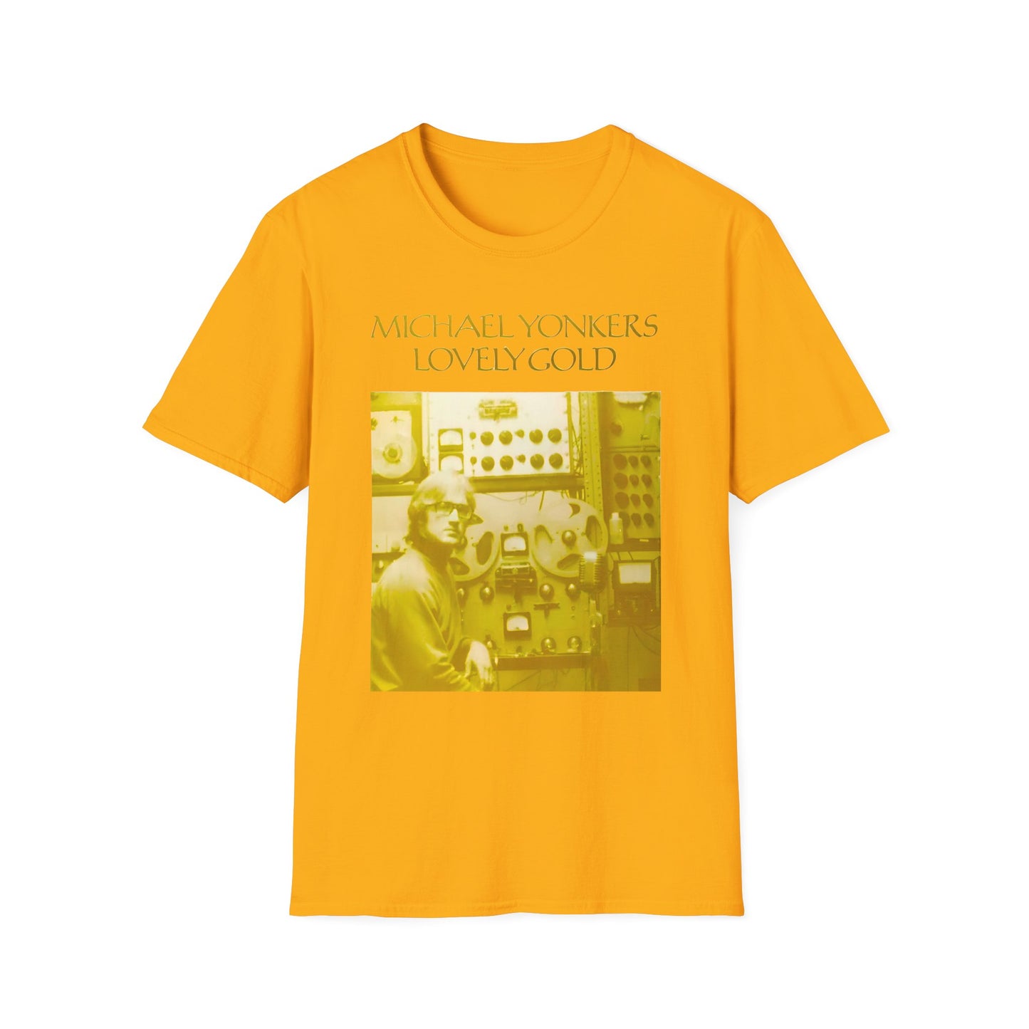 michael yonkers lovely gold album tshirt