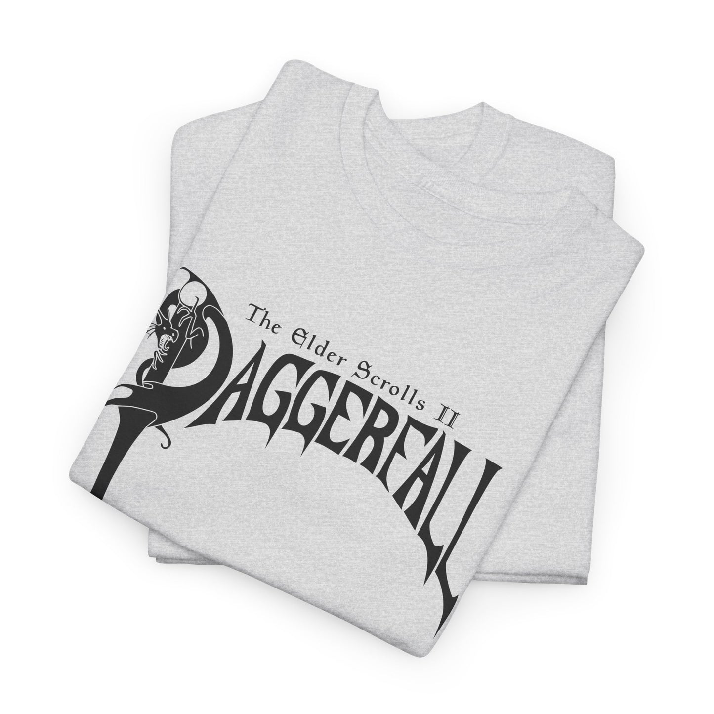 daggerfall the elder scrolls 2 1996 masterpiece video game logo in black tshirt