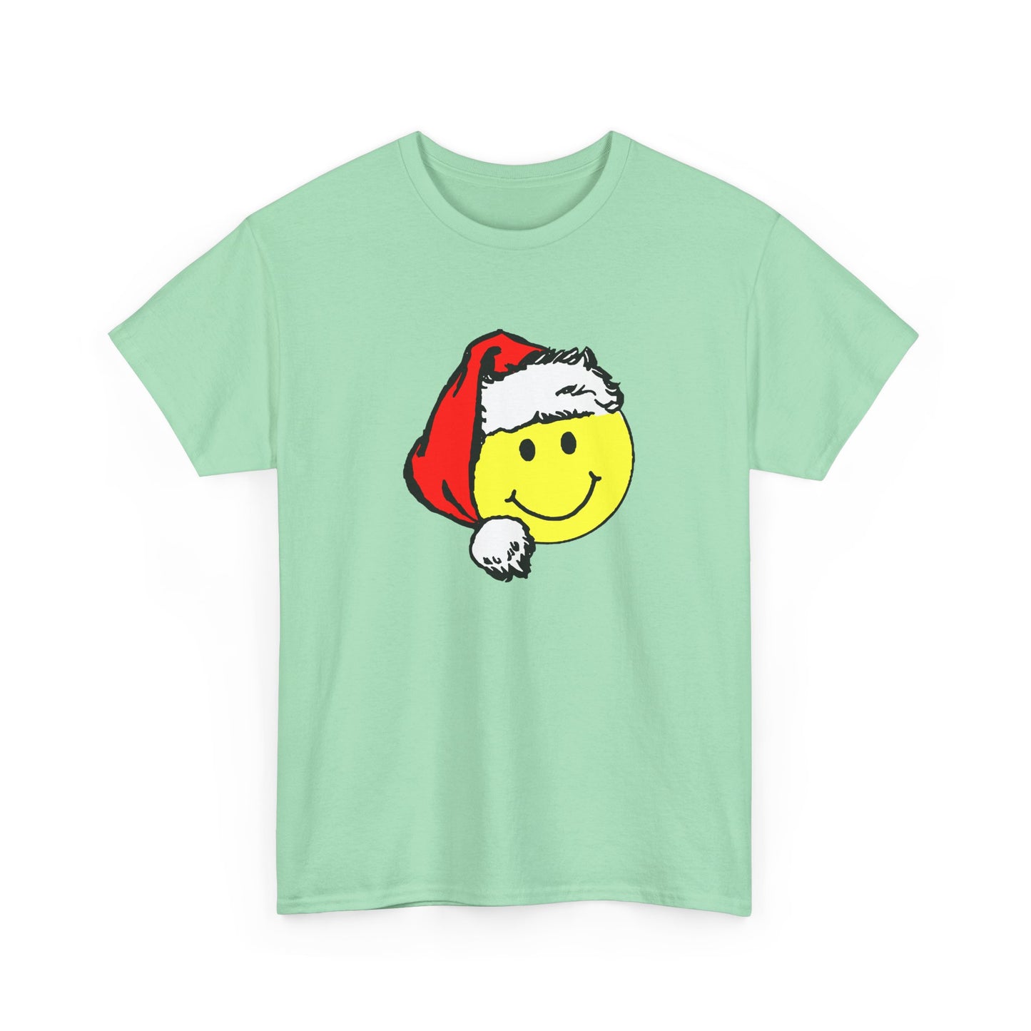 happy face santa 1980s reproduction tshirt