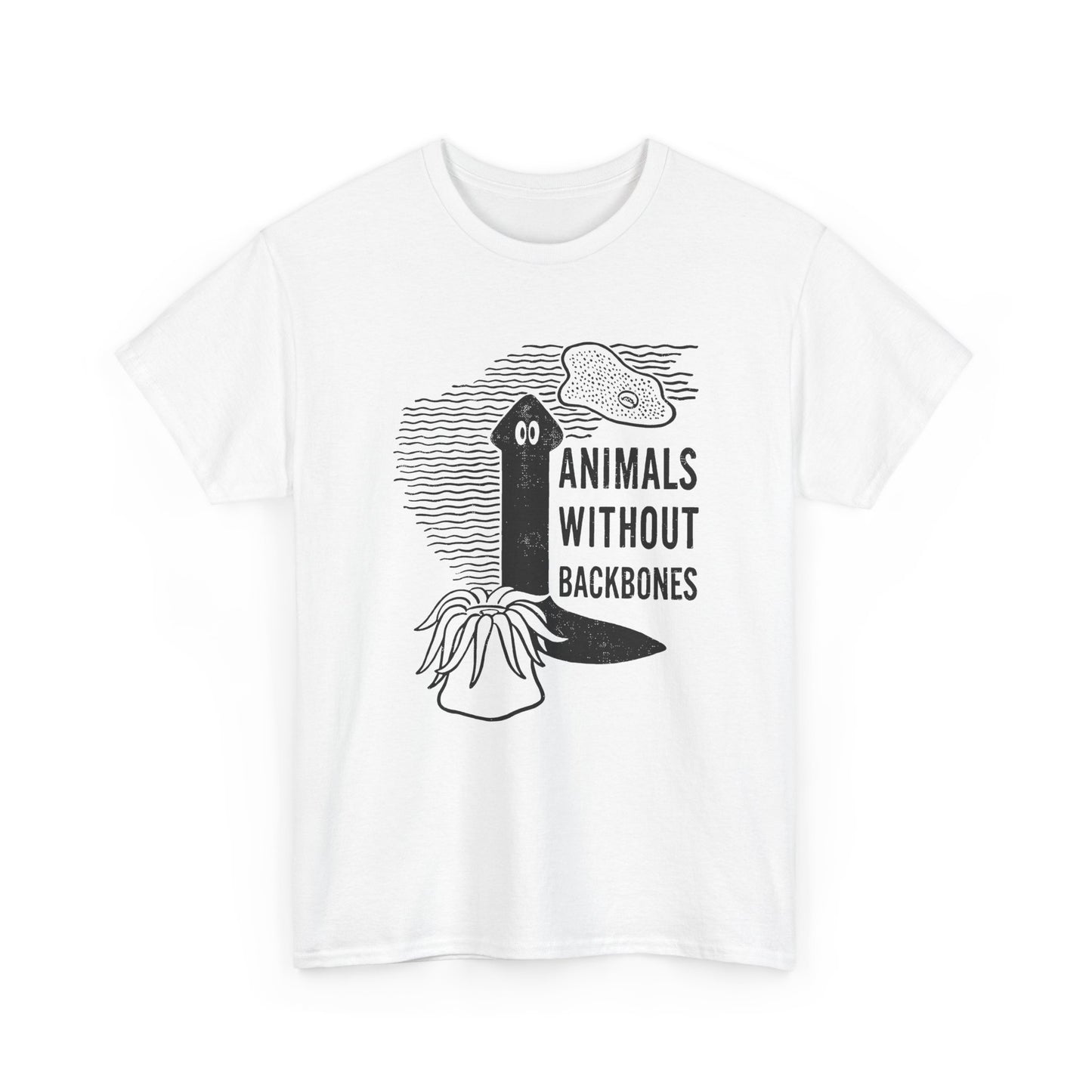 1976 second edition of animals without back bones by ralph buchsbaum book cover tshirt