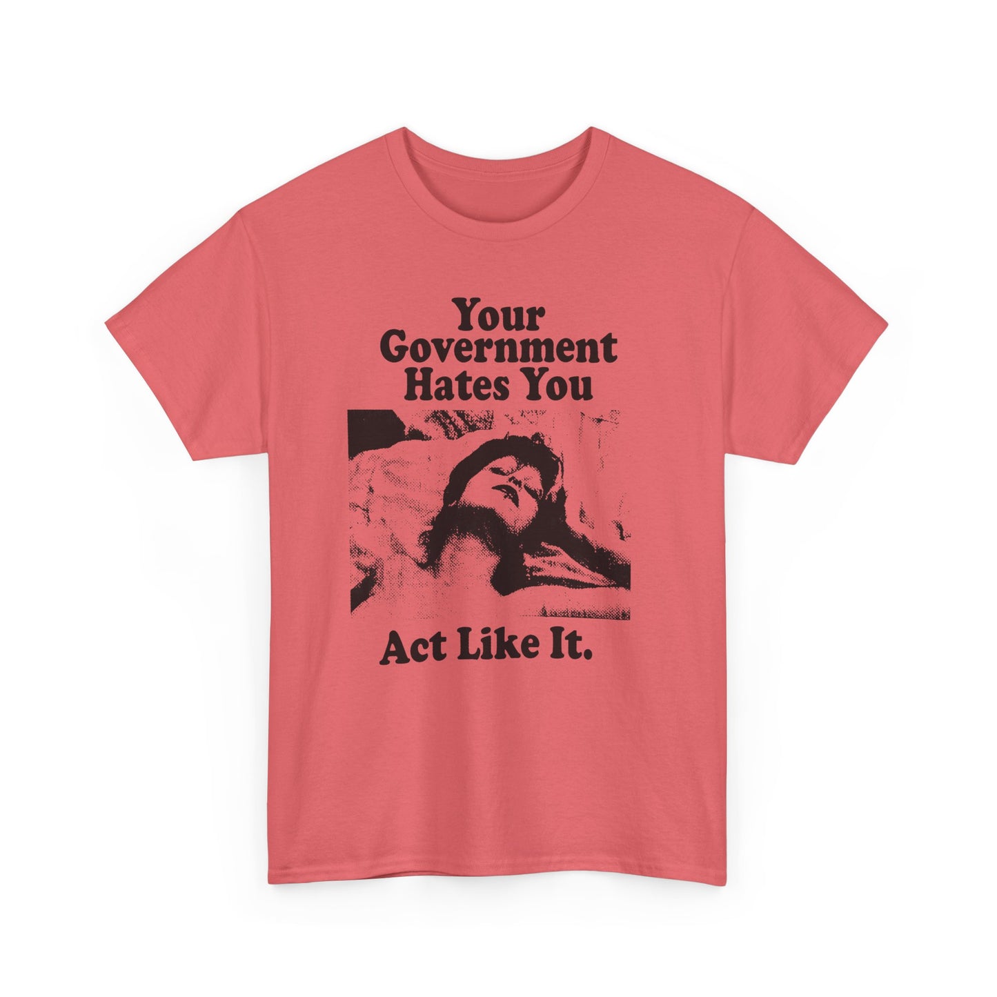 vintage playboy graphic your government hates you act like it reproduction tshirt