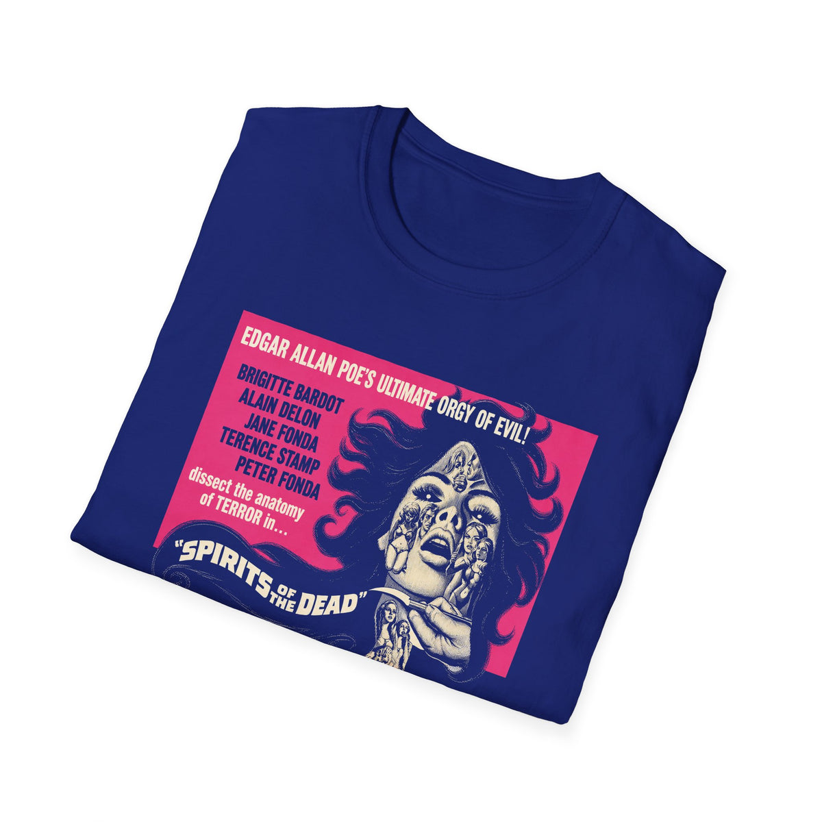 spirits of the dead 1968 horror trilogy movie poster tshirt
