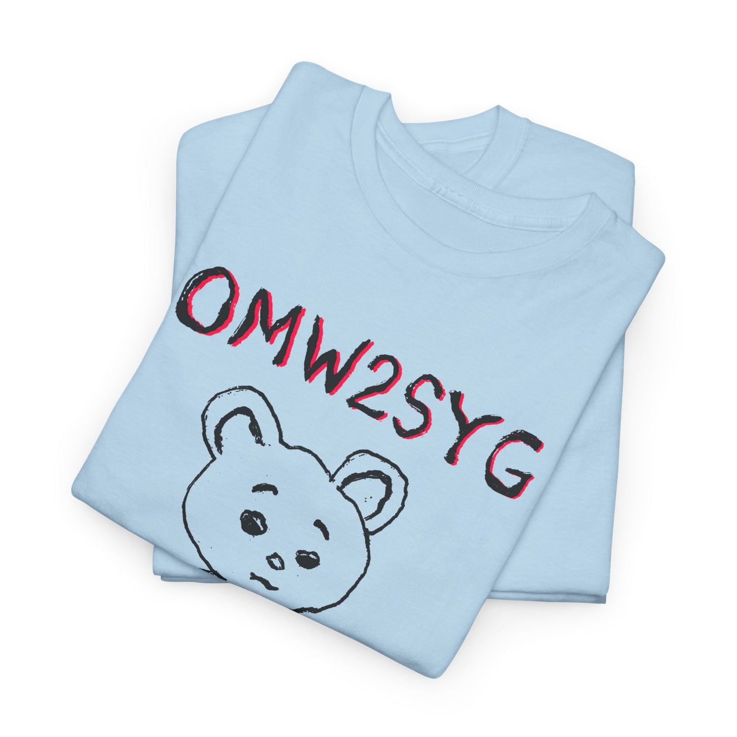 original drawing omw2syg on my way to steal your girl bunny riding tricycle tshirt