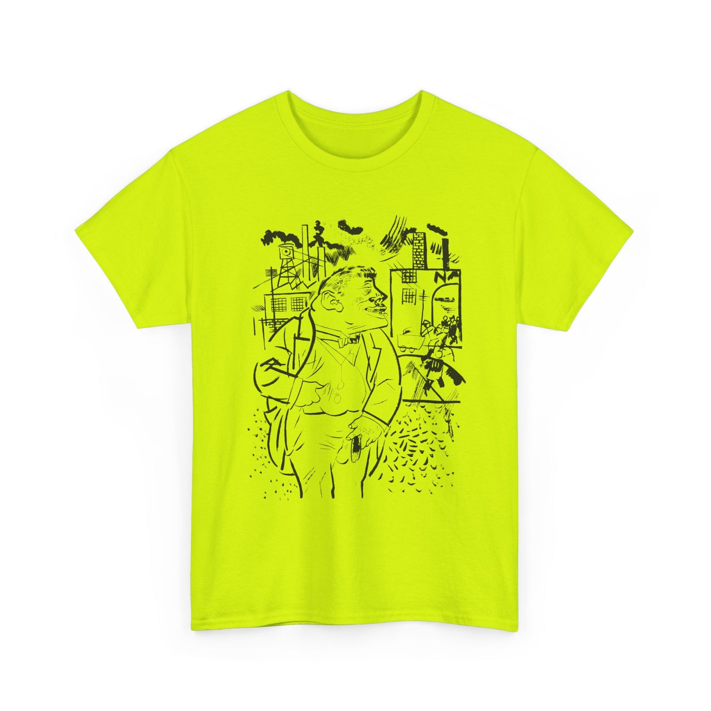 1921 geroge grosz sketch "i shall exterminate everything around me that restricts me from being the master" tshirt