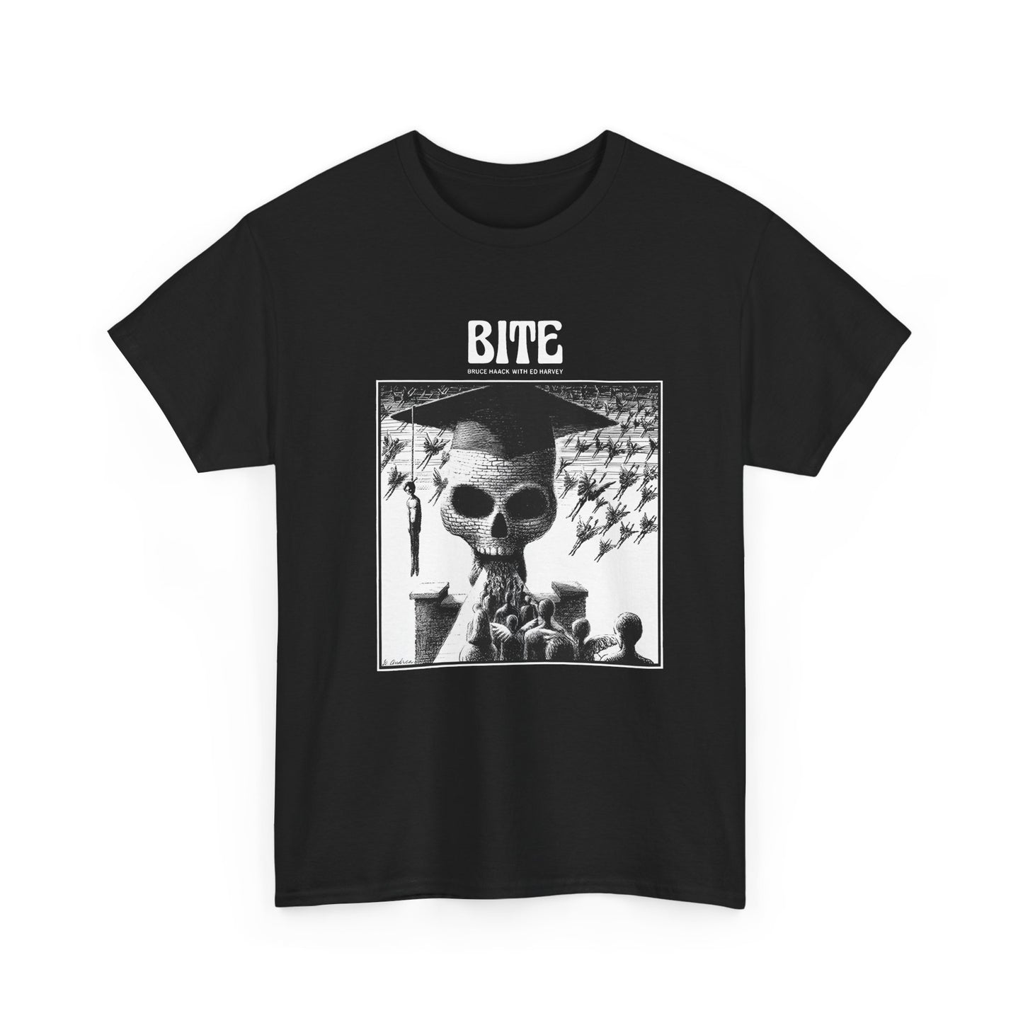 1981 bruce haack with ed harvey experimental electronic album bite tshirt
