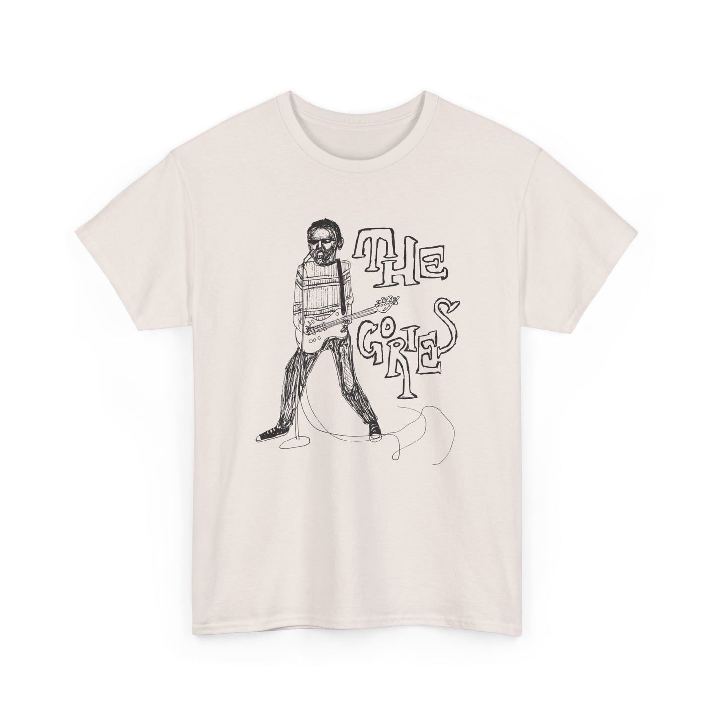 the gories detroit garage punk fan art sketch tshirt