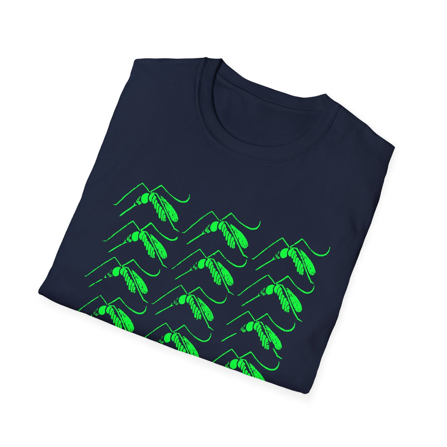 mosquito reproduction green design tshirt