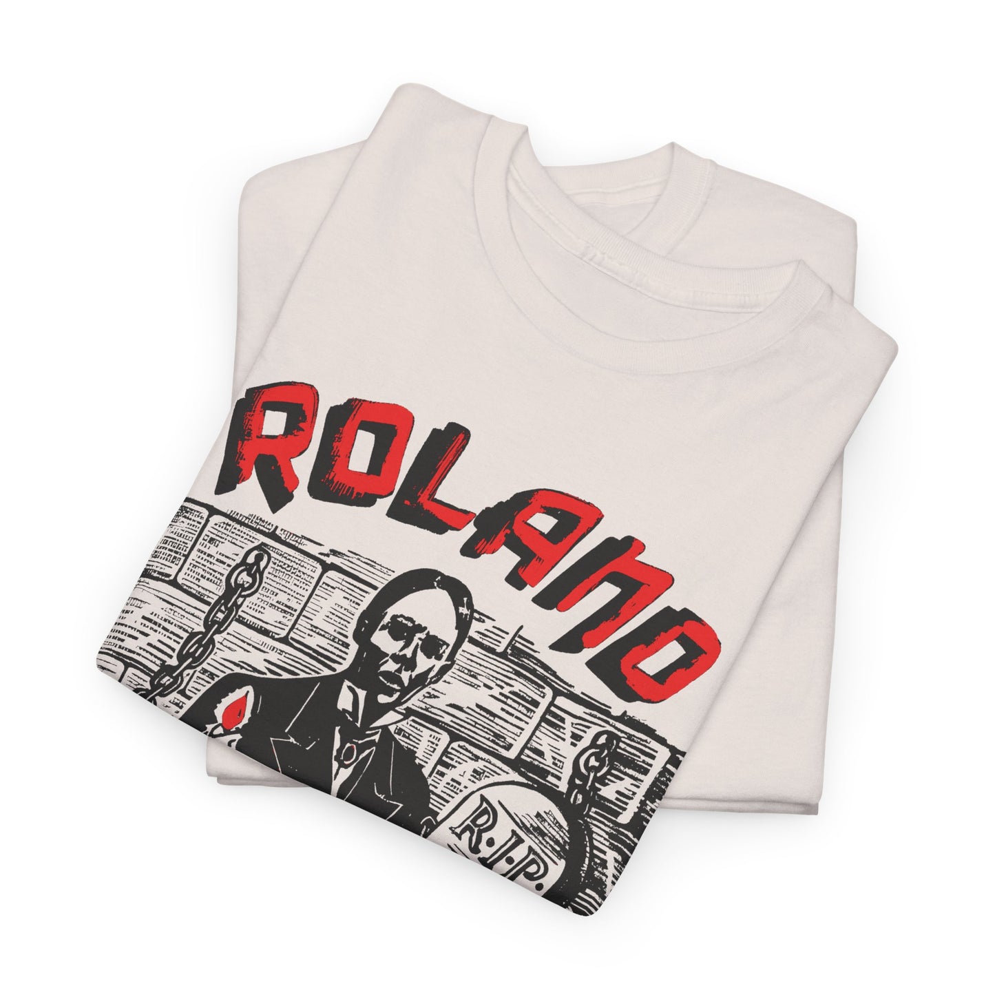 vintage 1960s roland zacherley tv horror show host reproduction tshirt