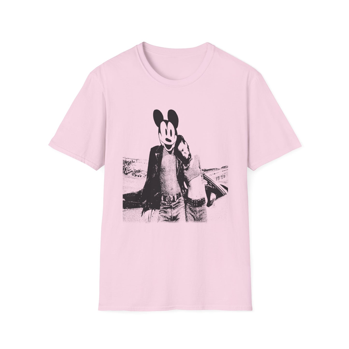 steamboat mickey and mallory knox natural born killers parody weird tshirt