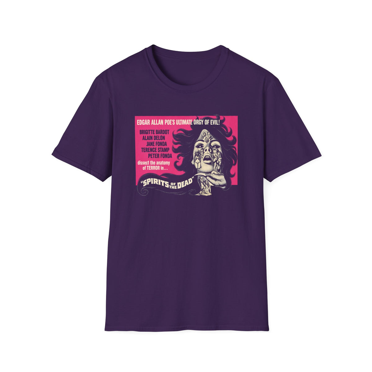 spirits of the dead 1968 horror trilogy movie poster tshirt