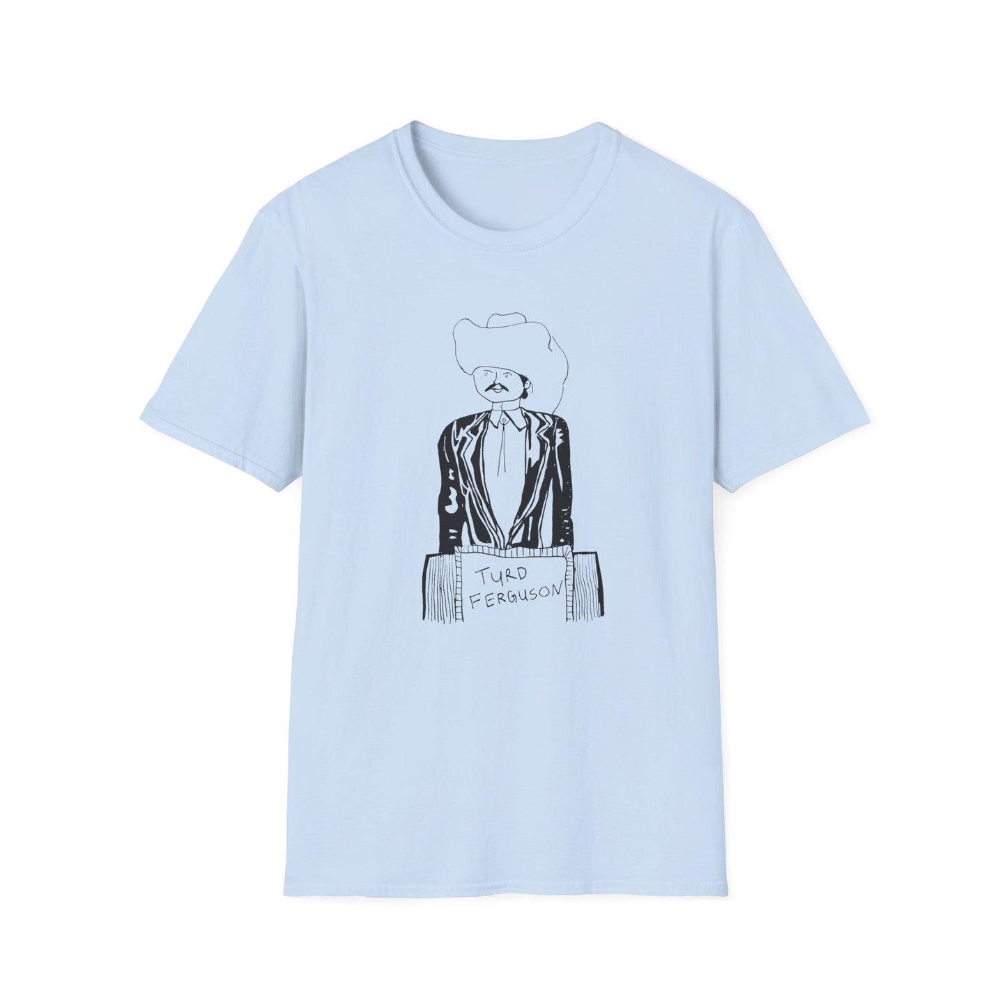 original drawing norm macdonald as turd ferguson on snl fan art tshirt