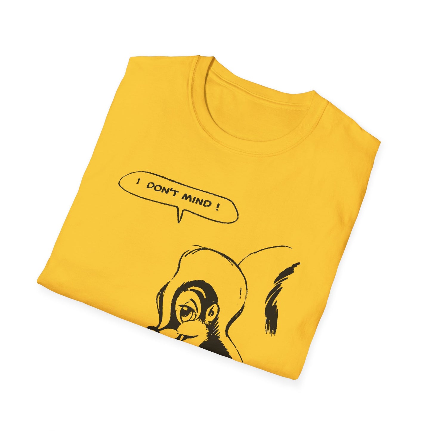 i don't mind cartoon skunk from old comic book tshirt