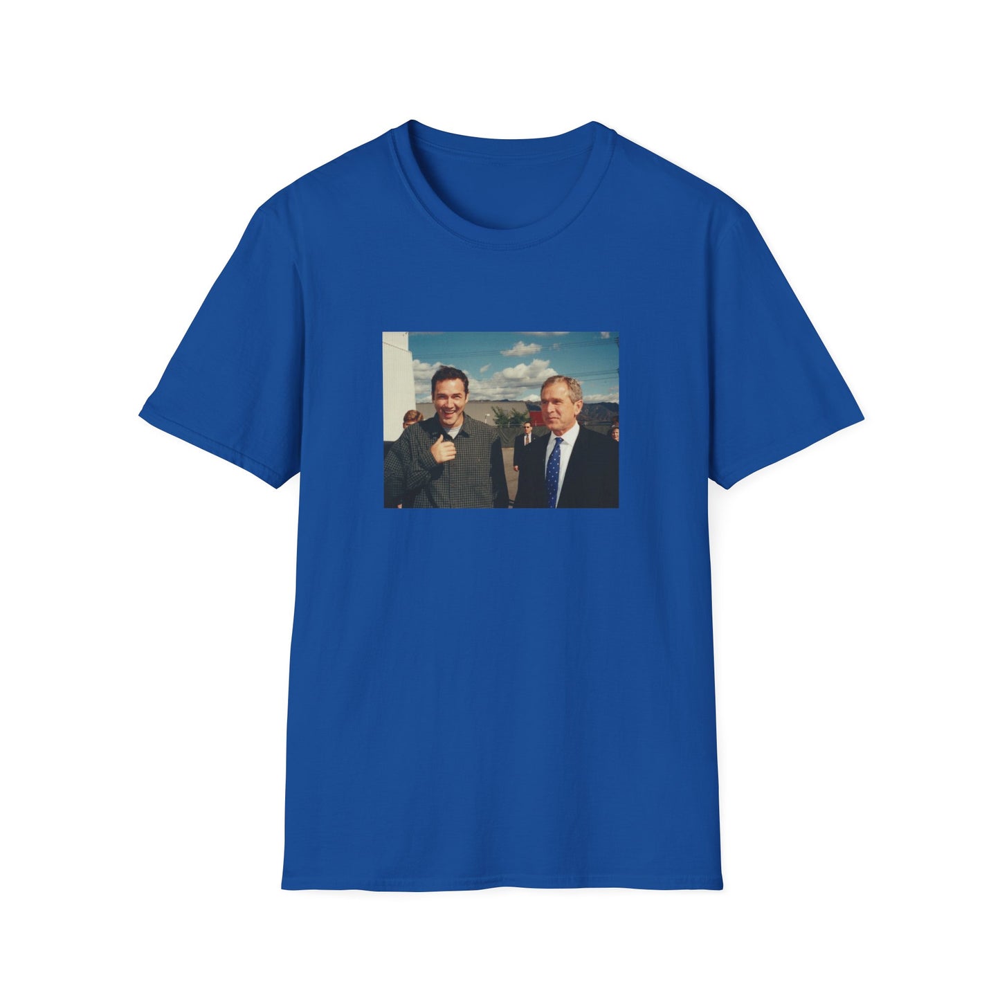 norm macdonald and george bush jr. tshirt