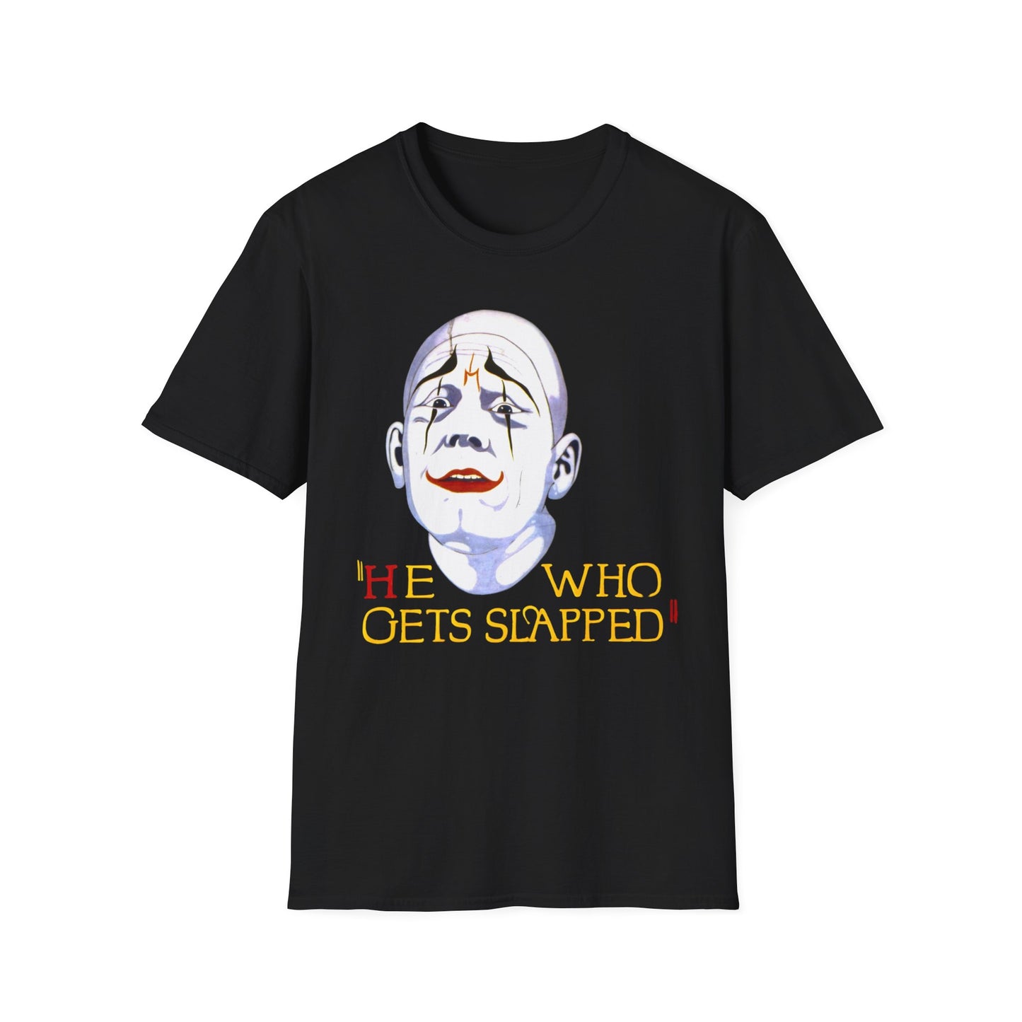 1924 lon chaney movie "he who gets slapped" tshirt