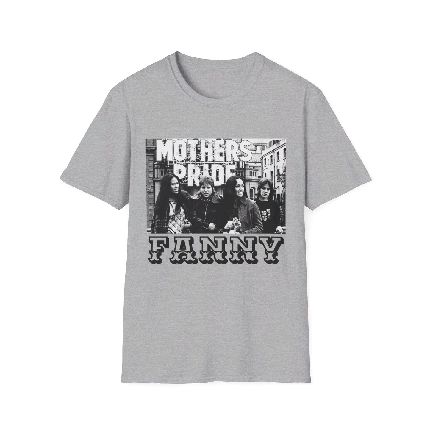 1970s rock n roll band FANNY on a tshirt