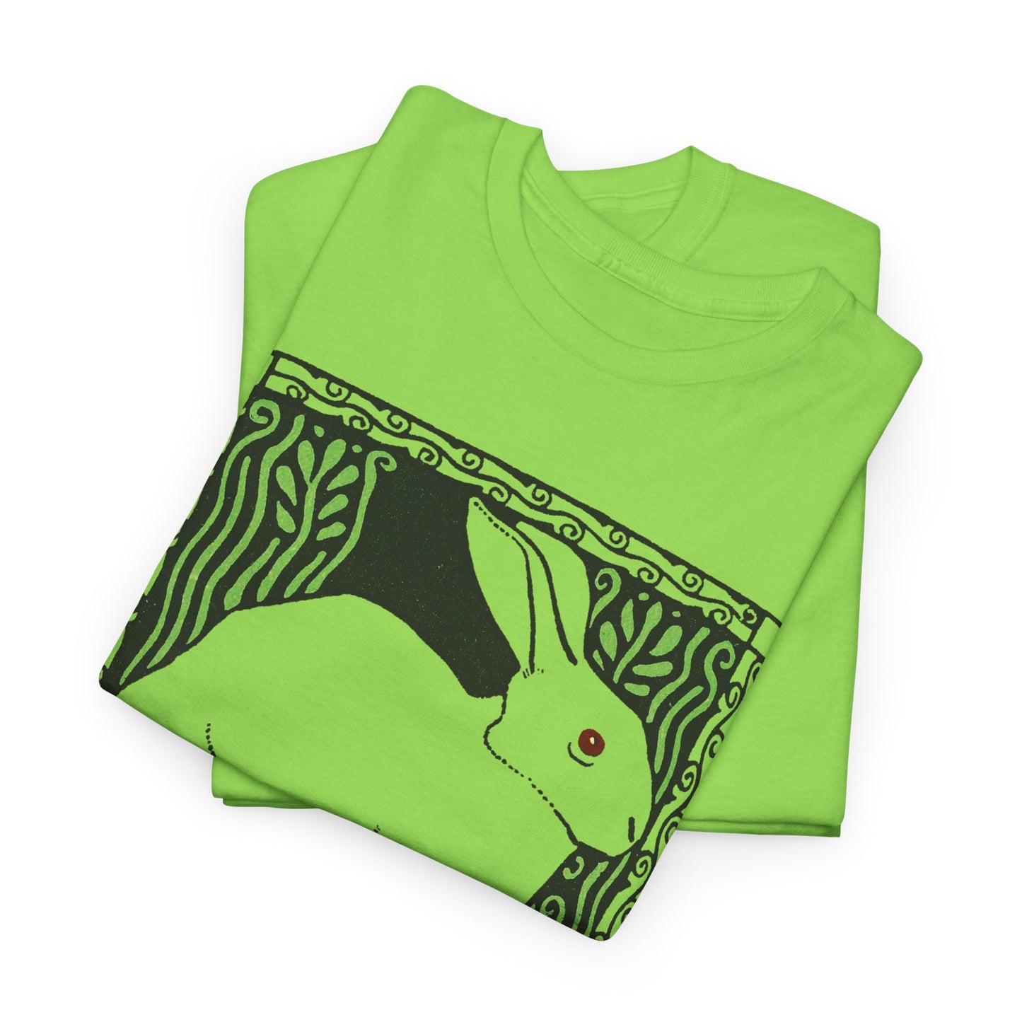 1909 josef von diveky happy easter (frohe ostern) color lithograph bunny reproduction tshirt