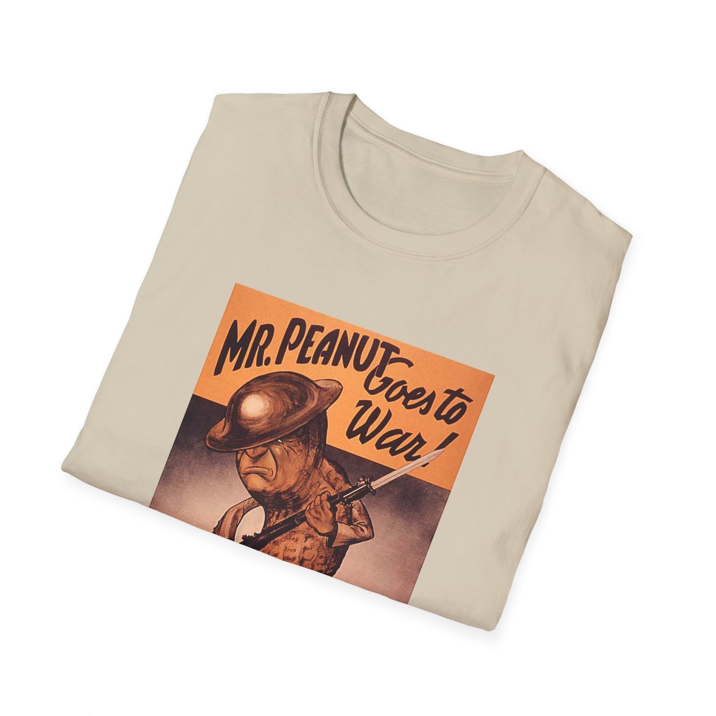 1942 mr. peanut goes to war from the united states department of agriculture war boards tshirt