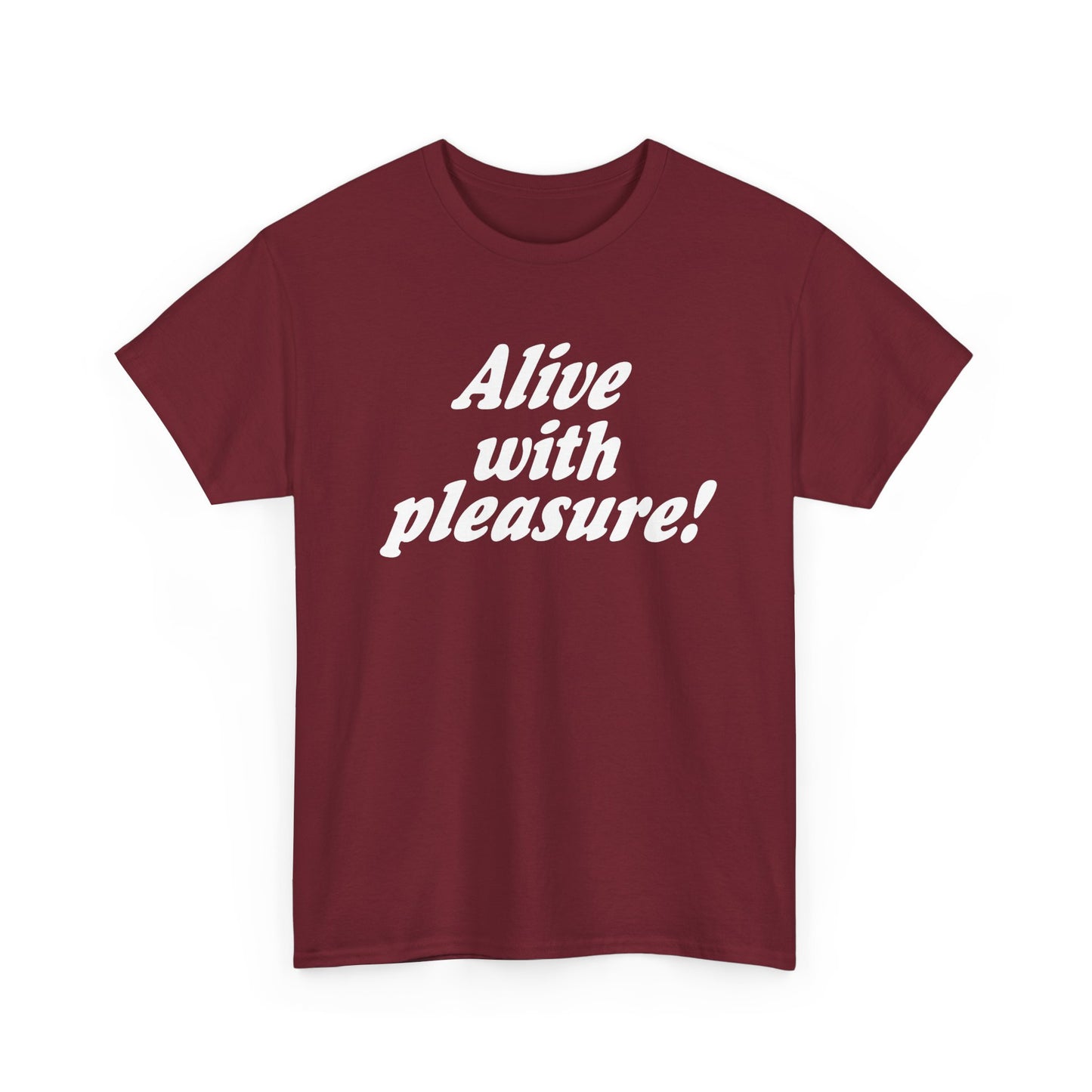 1970s vintage newport cigarette ad alive with pleasure white variant reproduction tshirt