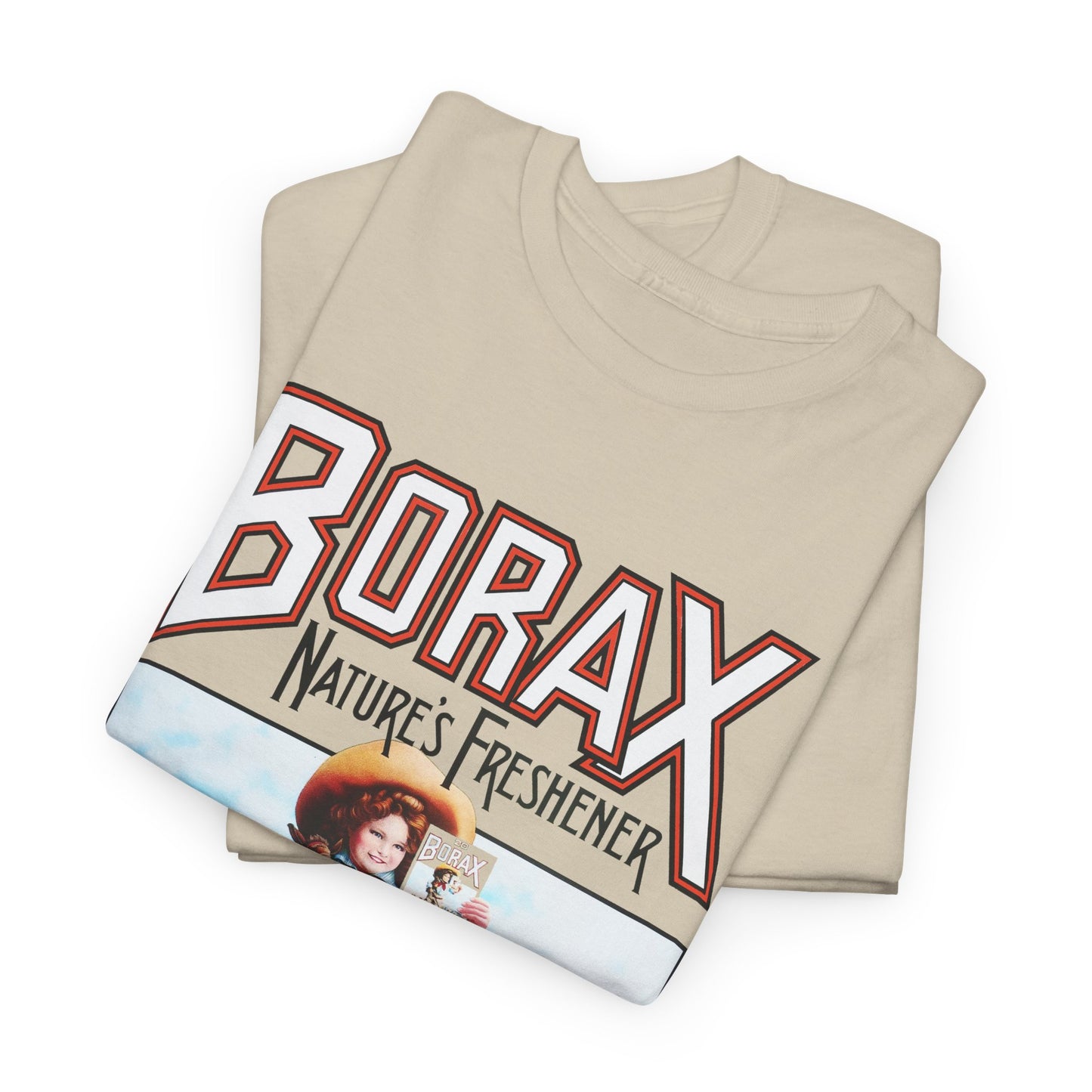 borax nature''s freshener 20 mule team detergent classic logo tshirt