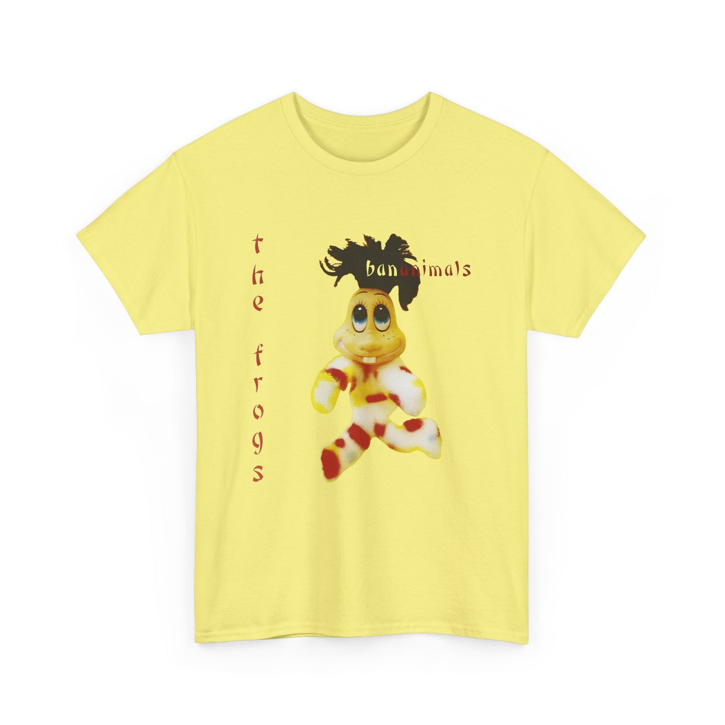 1999 bananimals by the frogs album cover tshirt