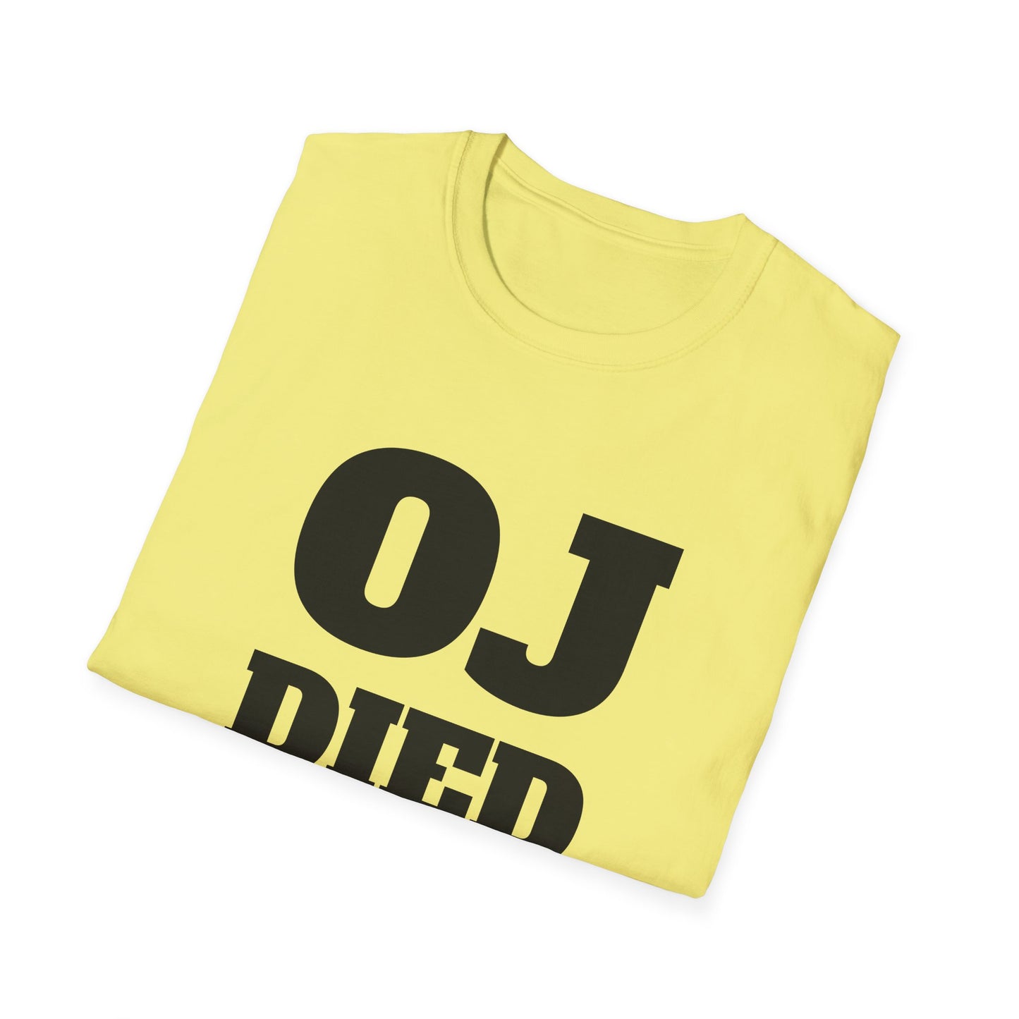oj died with oj's glove on the back oj simpson tshirt