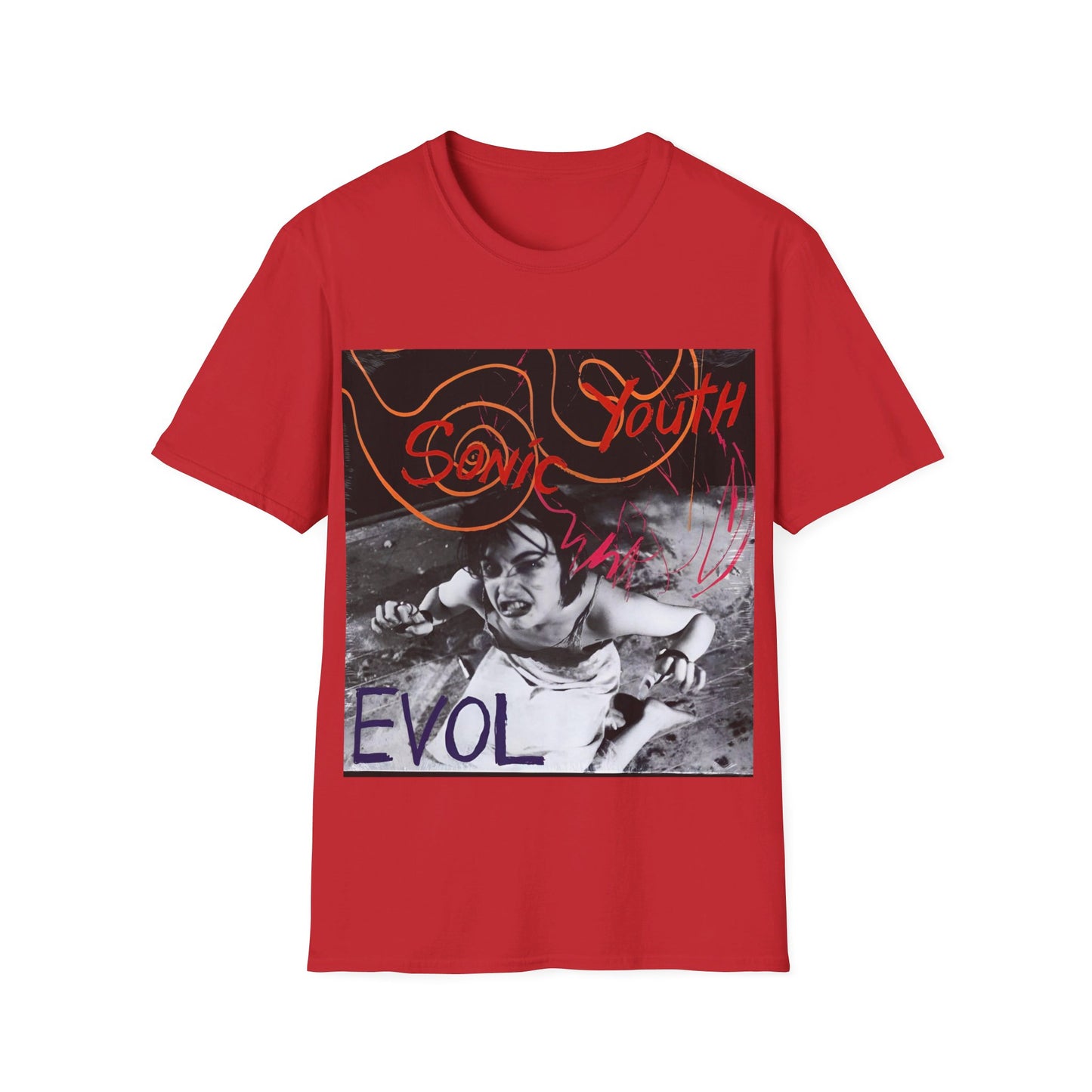 sonic youth 1986 evol album tshirt