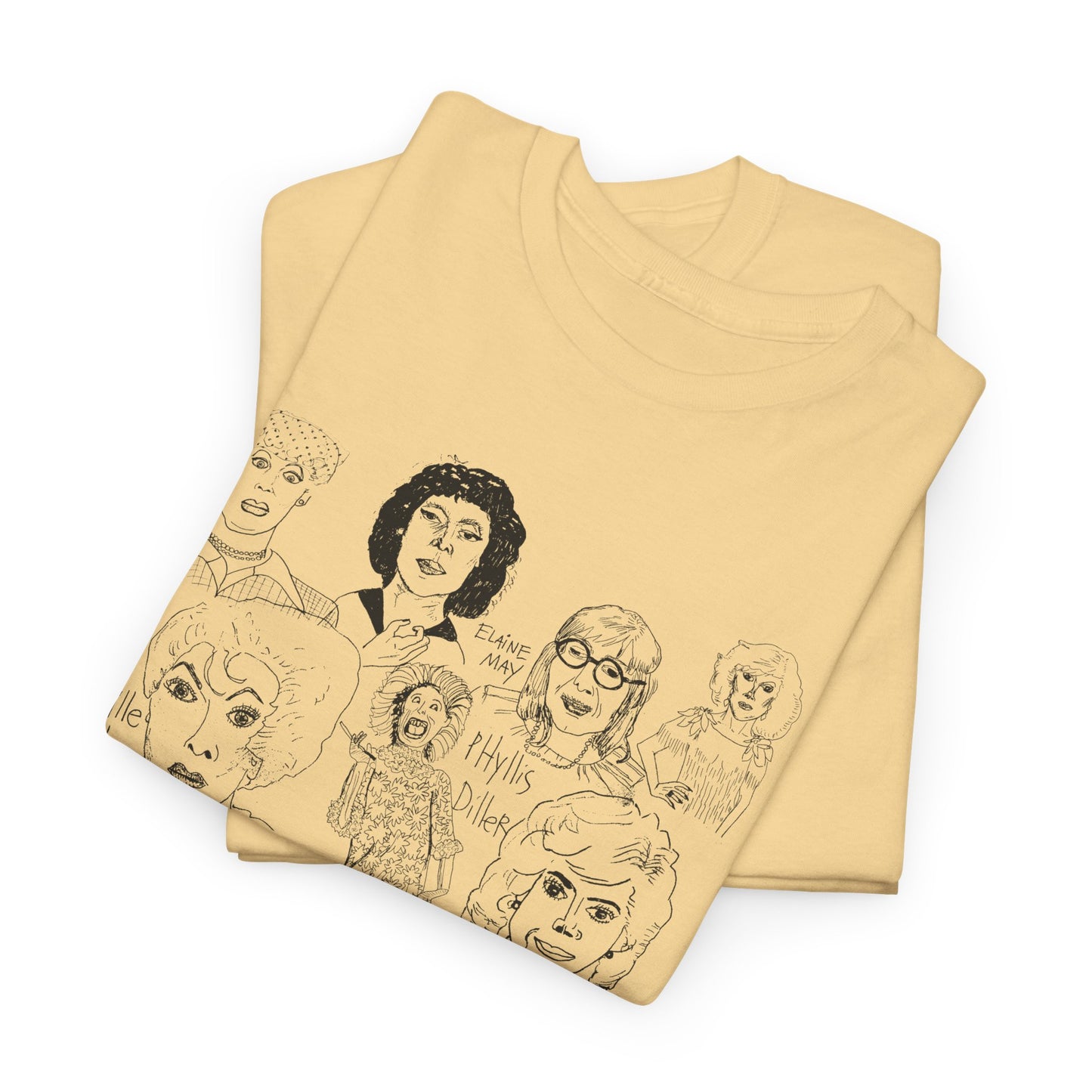 original drawing women of comedy collage tshirt