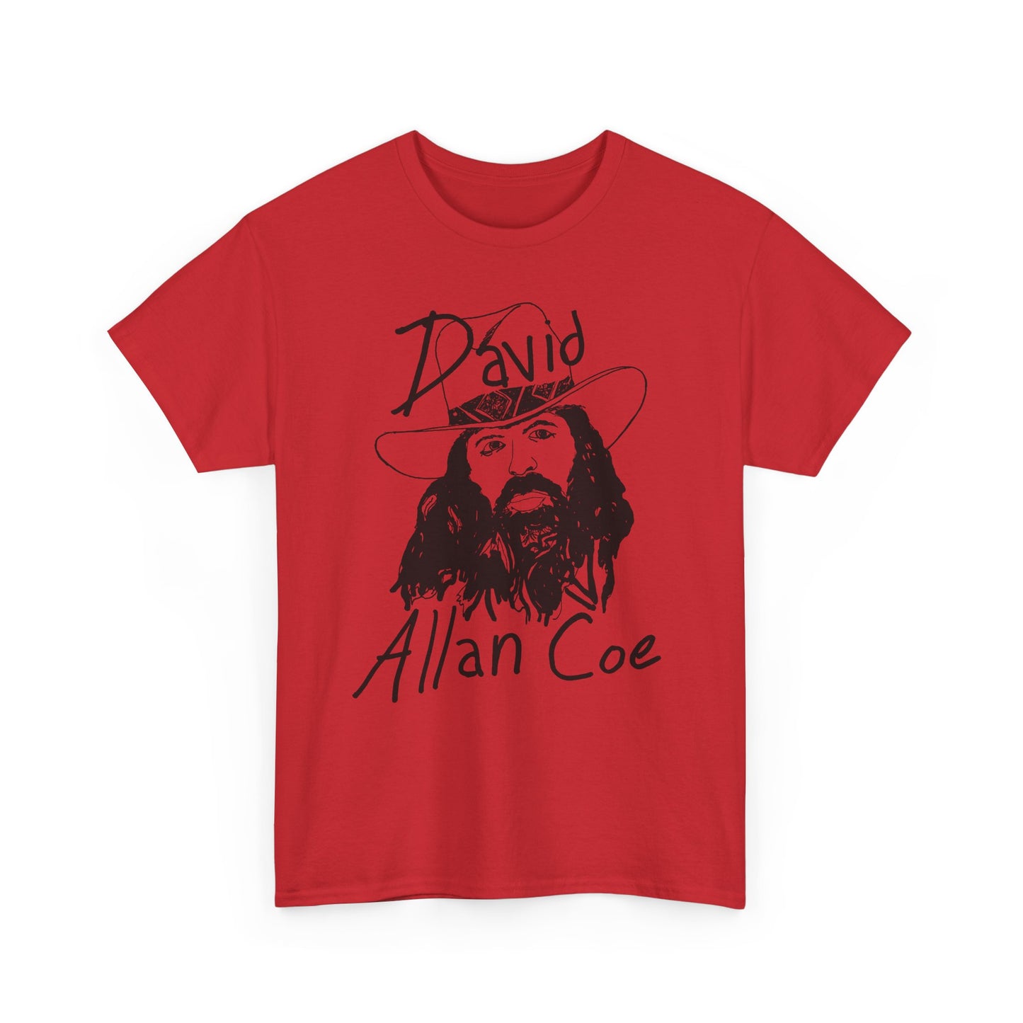 david allan coe fan art drawing tshirt