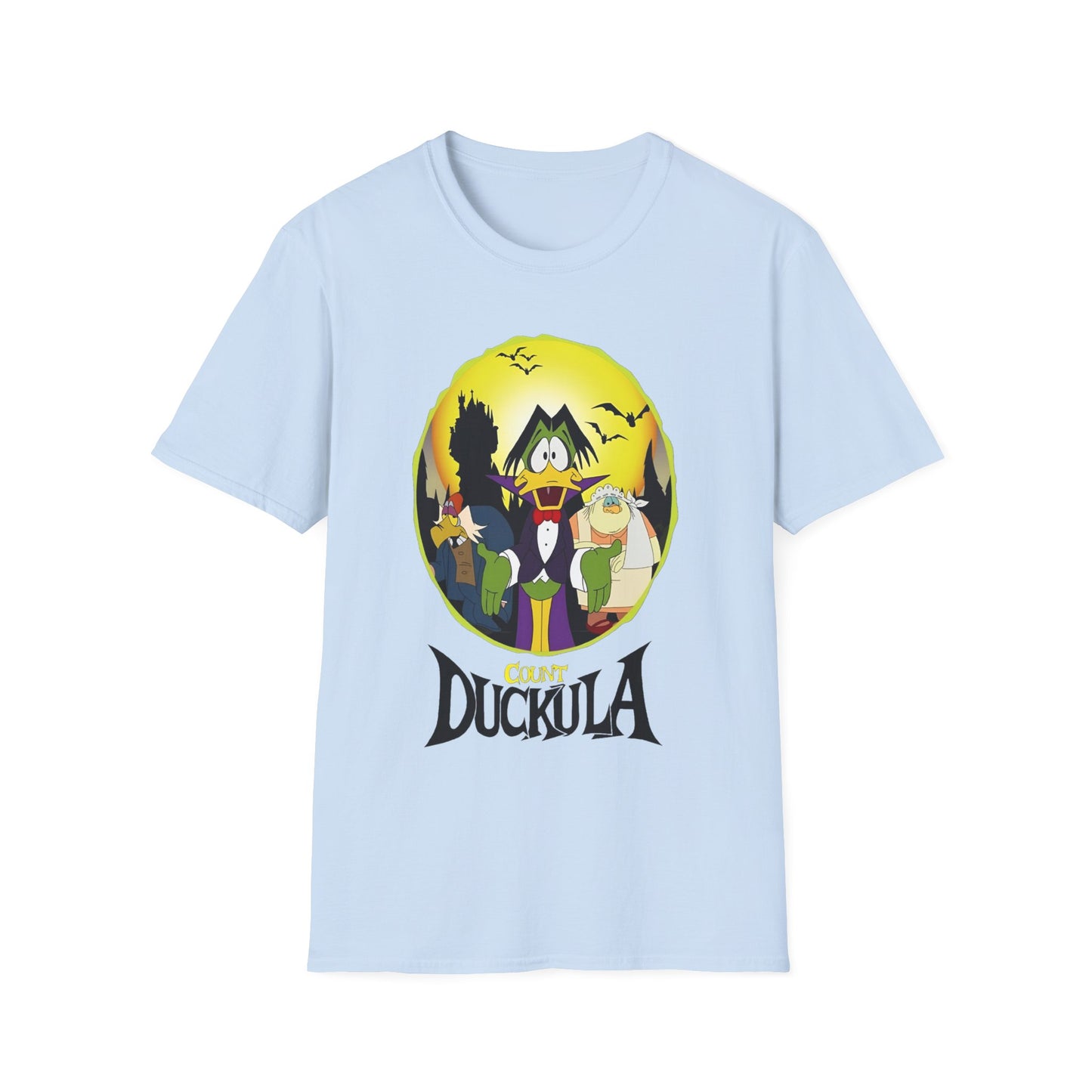 1980s cartoon "count duckula" the vegetarian vampire tshirt