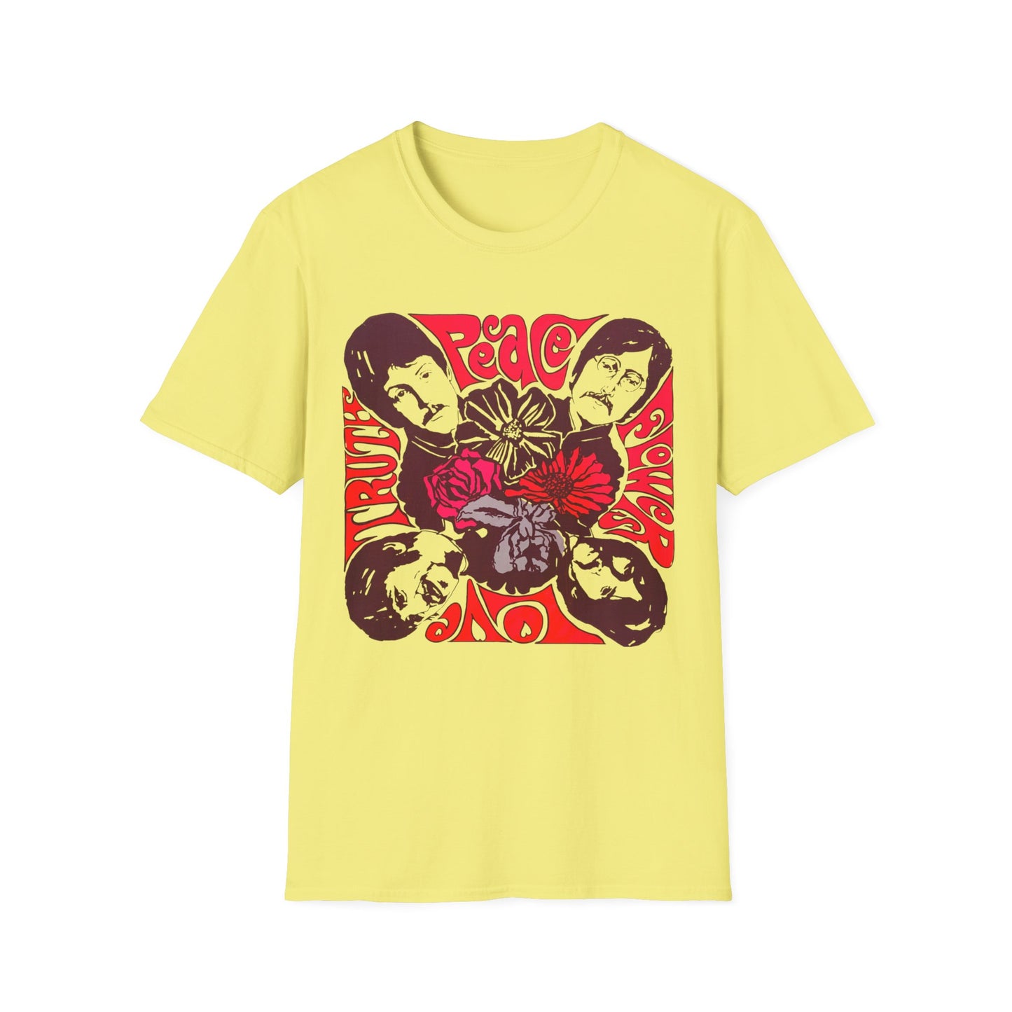 1967 blacklight beatle poster reproduction band tshirt