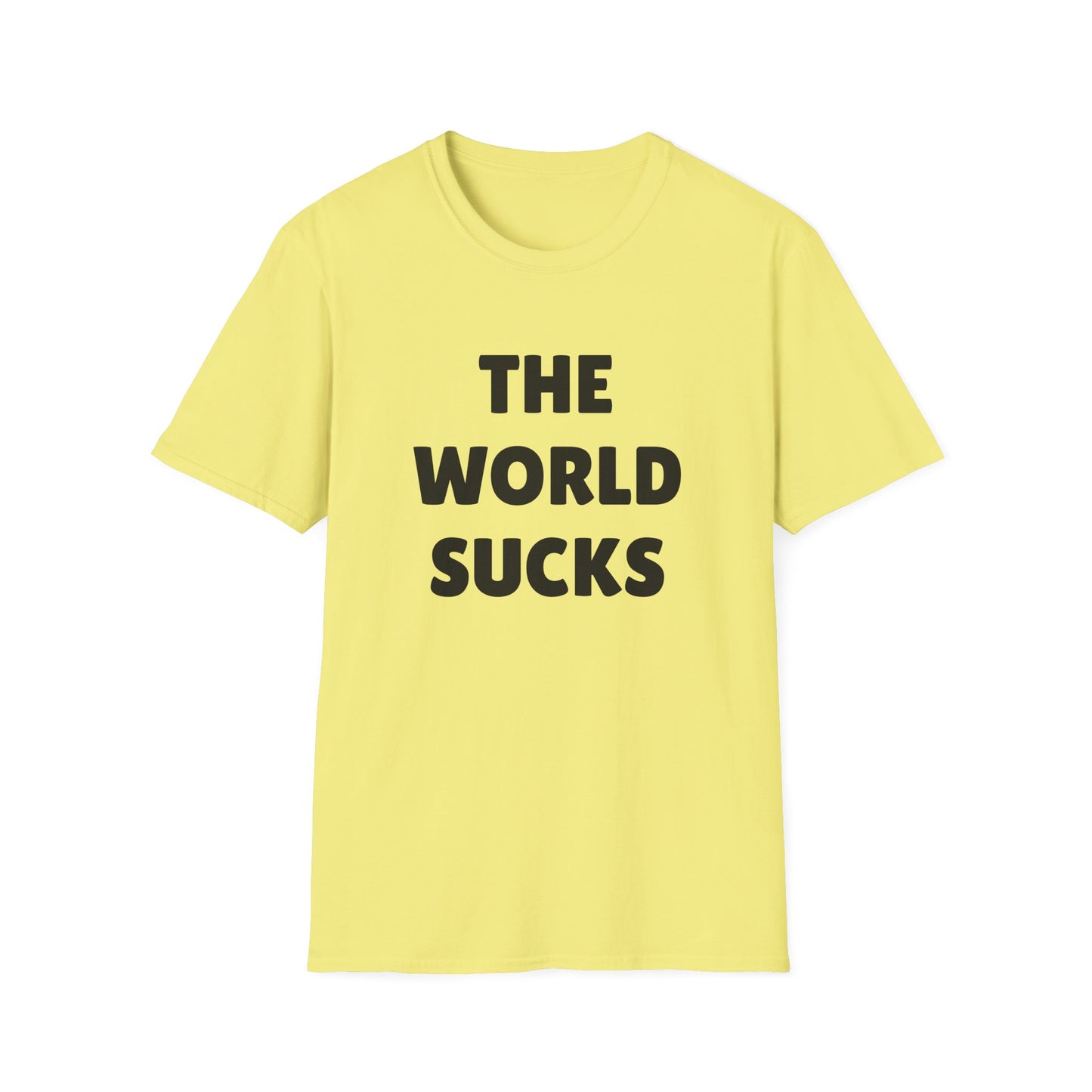 the world sucks tshirt