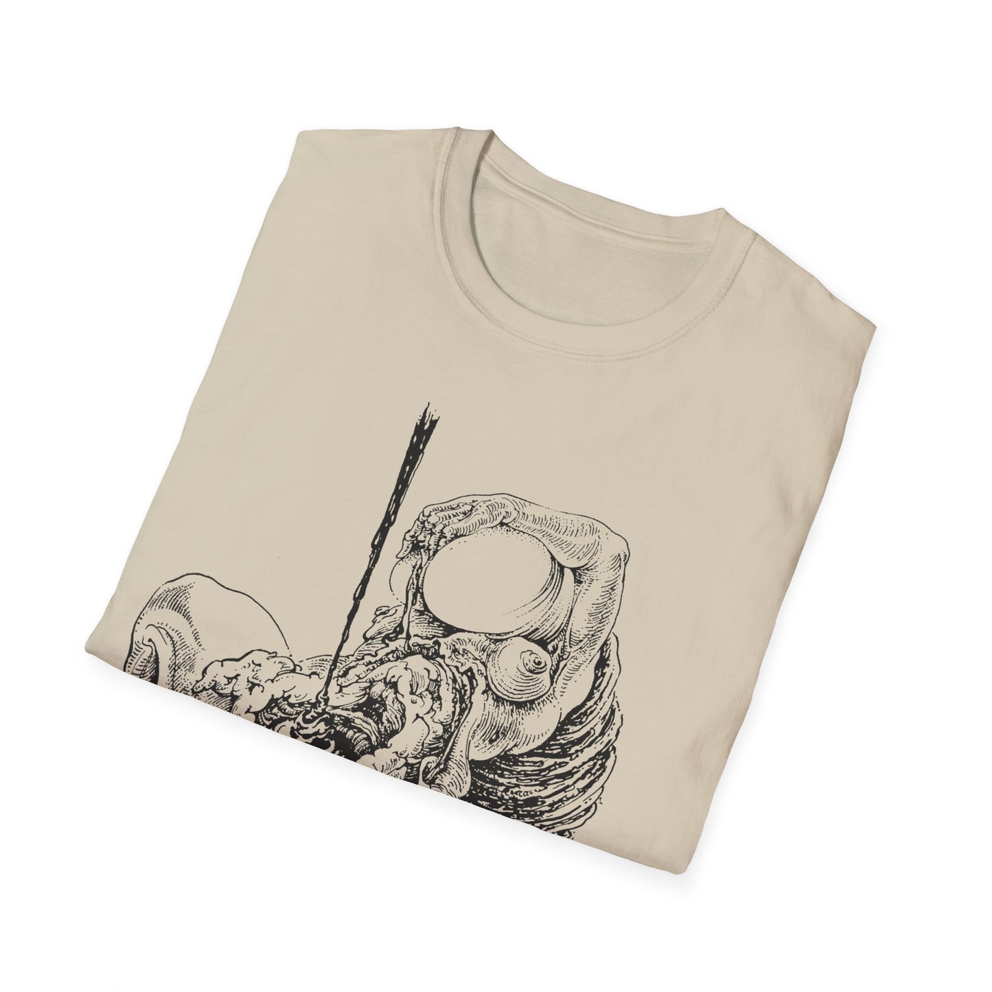 sibylle ruppert drawing from 1975 german avant garde journal tshirt