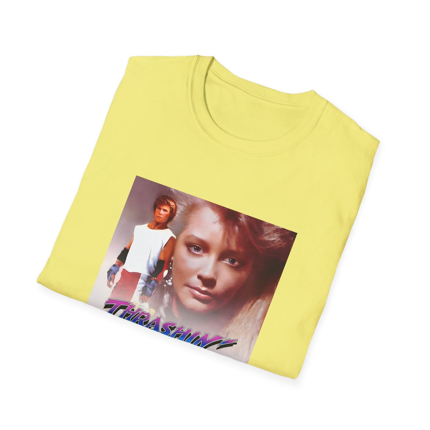 thrashin' 1986 skateboarding movie poster tshirt