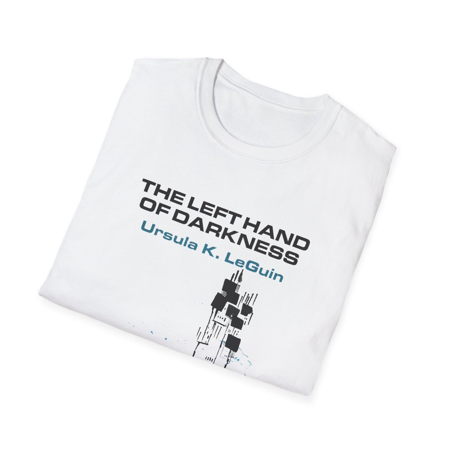 1969 book the left hand of darkness by ursula k le guin book cover tshirt