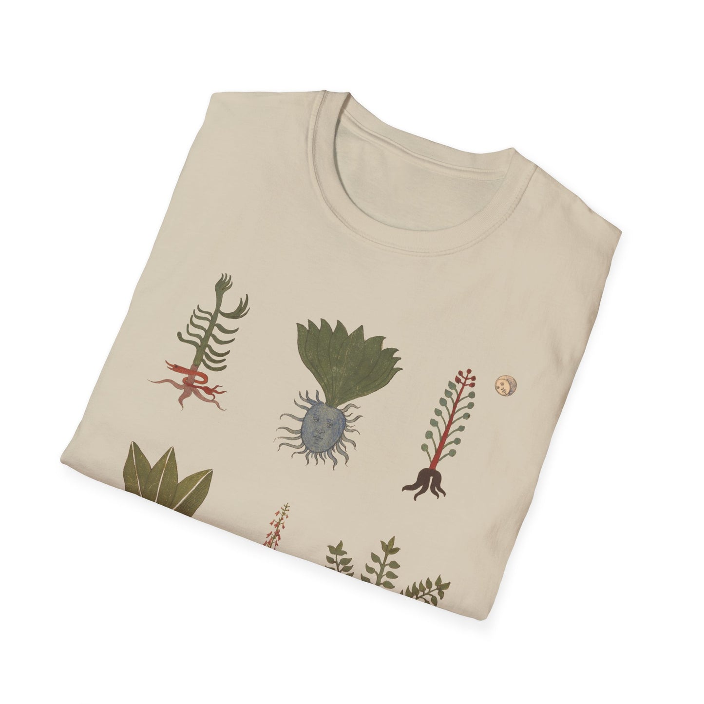 plants with human features images from the erbario 15th-century herbal illustration guide from northern italy tshirt