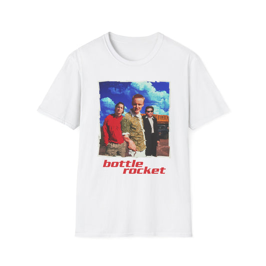 bottle rocket movie poster tshirt