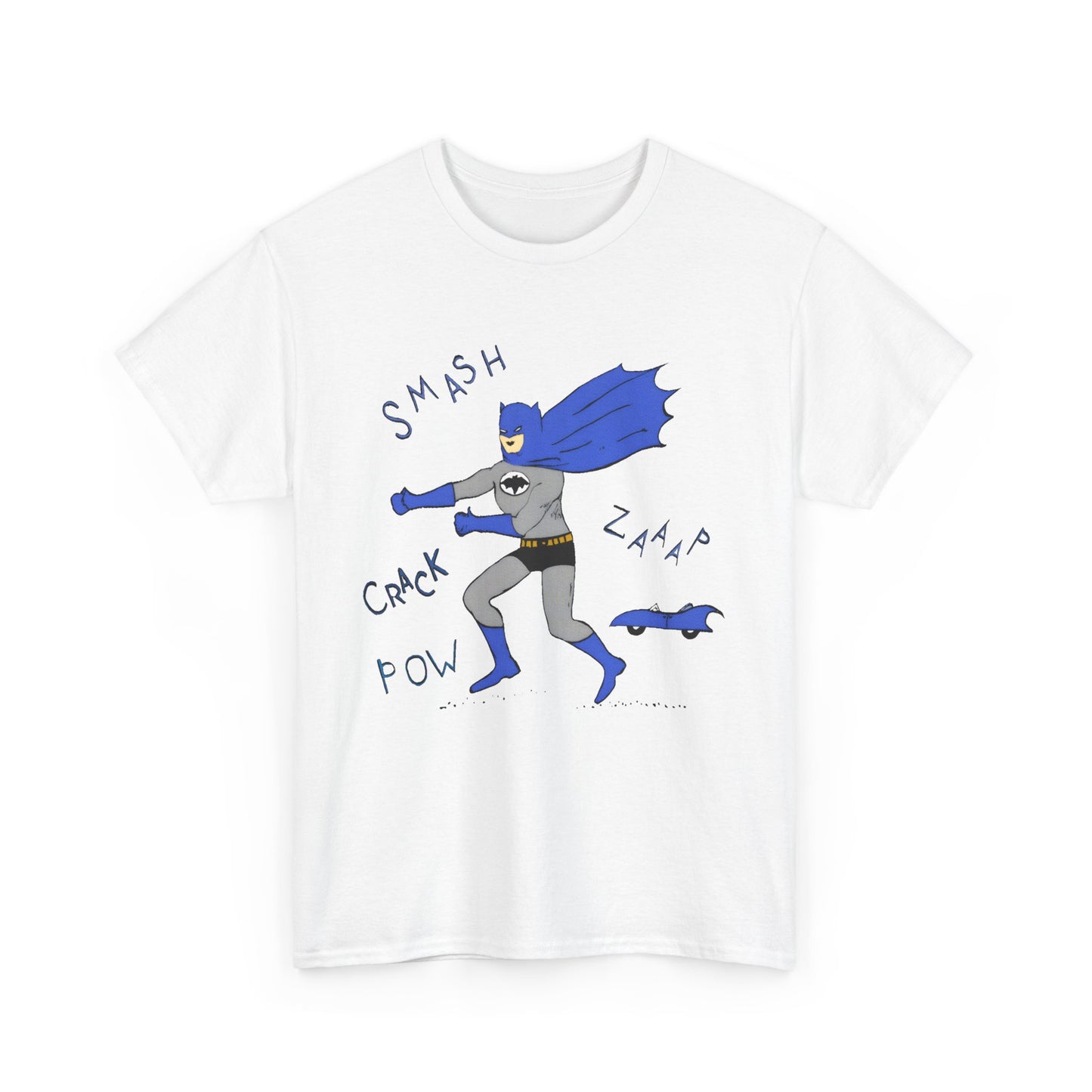 1960s style unknown batman drawing tshirt