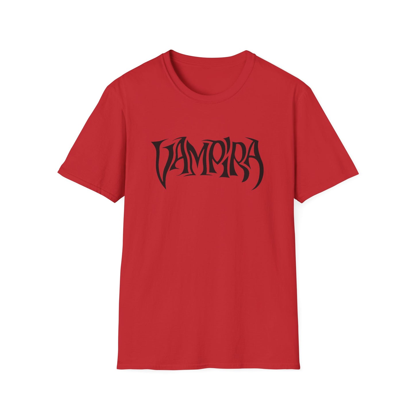 vampira from the vampira show logo tshirt