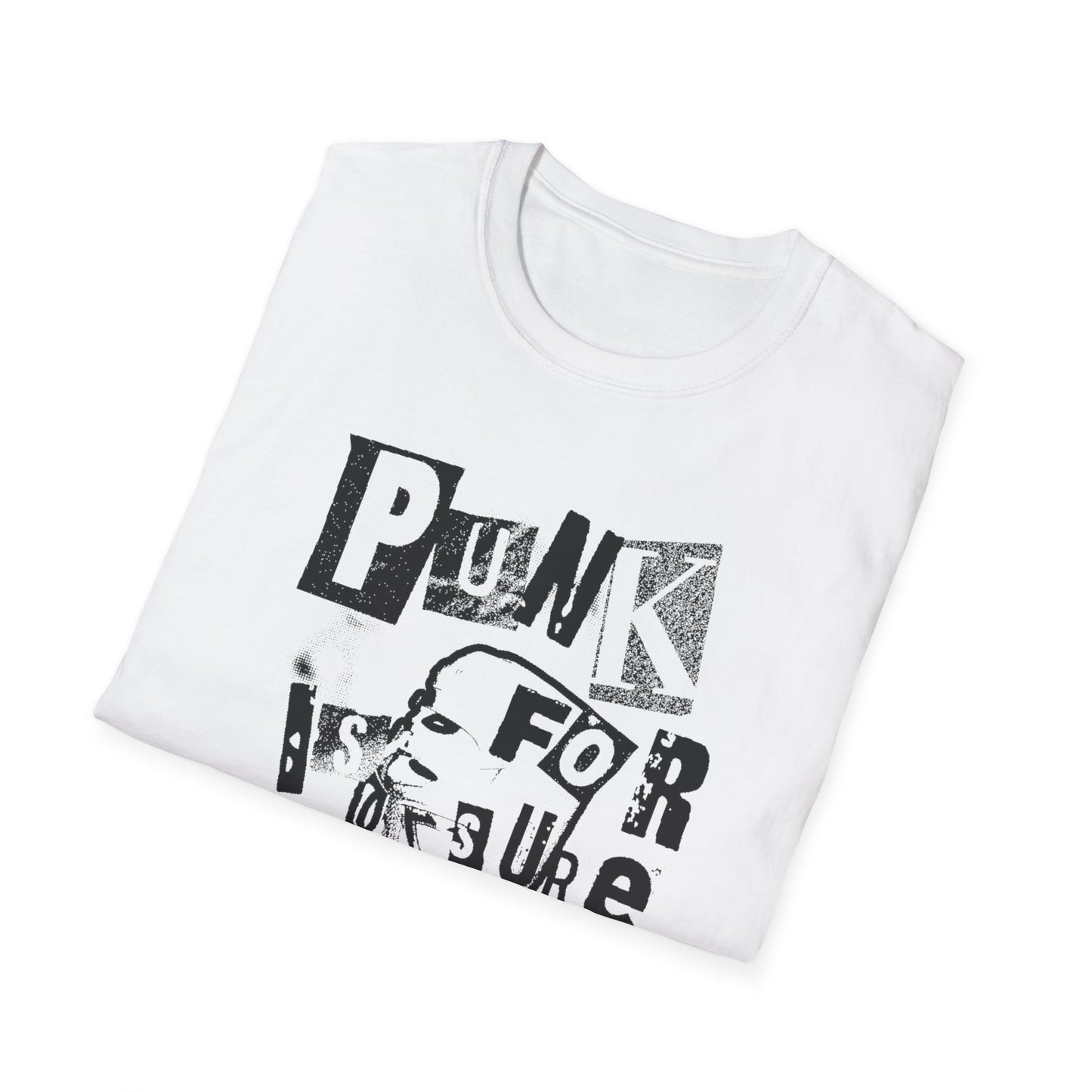 punk is for sure dead spray spaint style tshirt